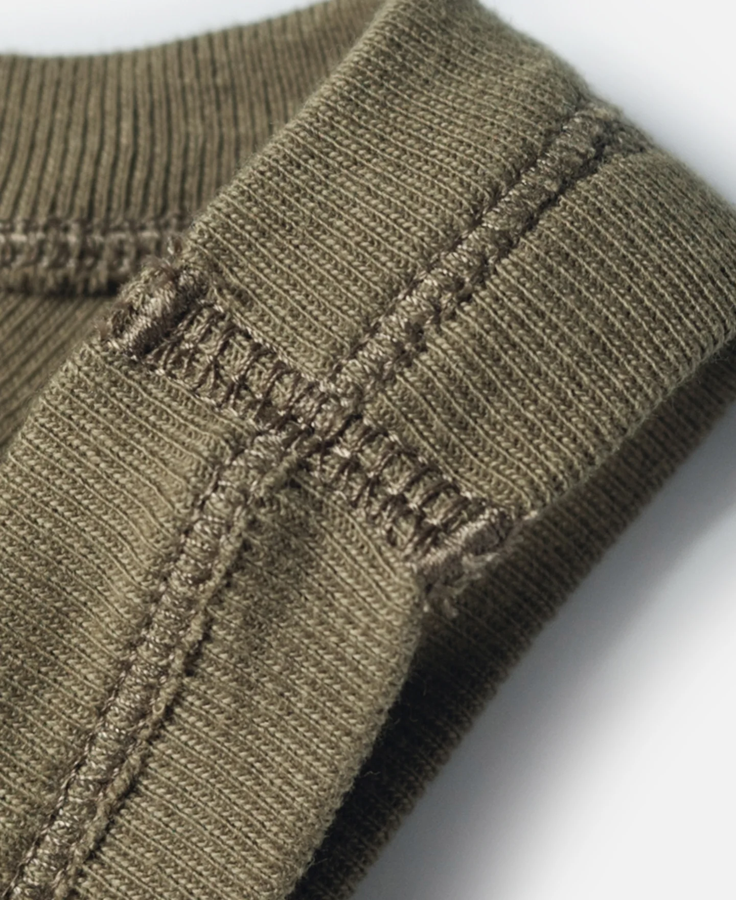Military Cotton Tank Top - Olive - Image 10