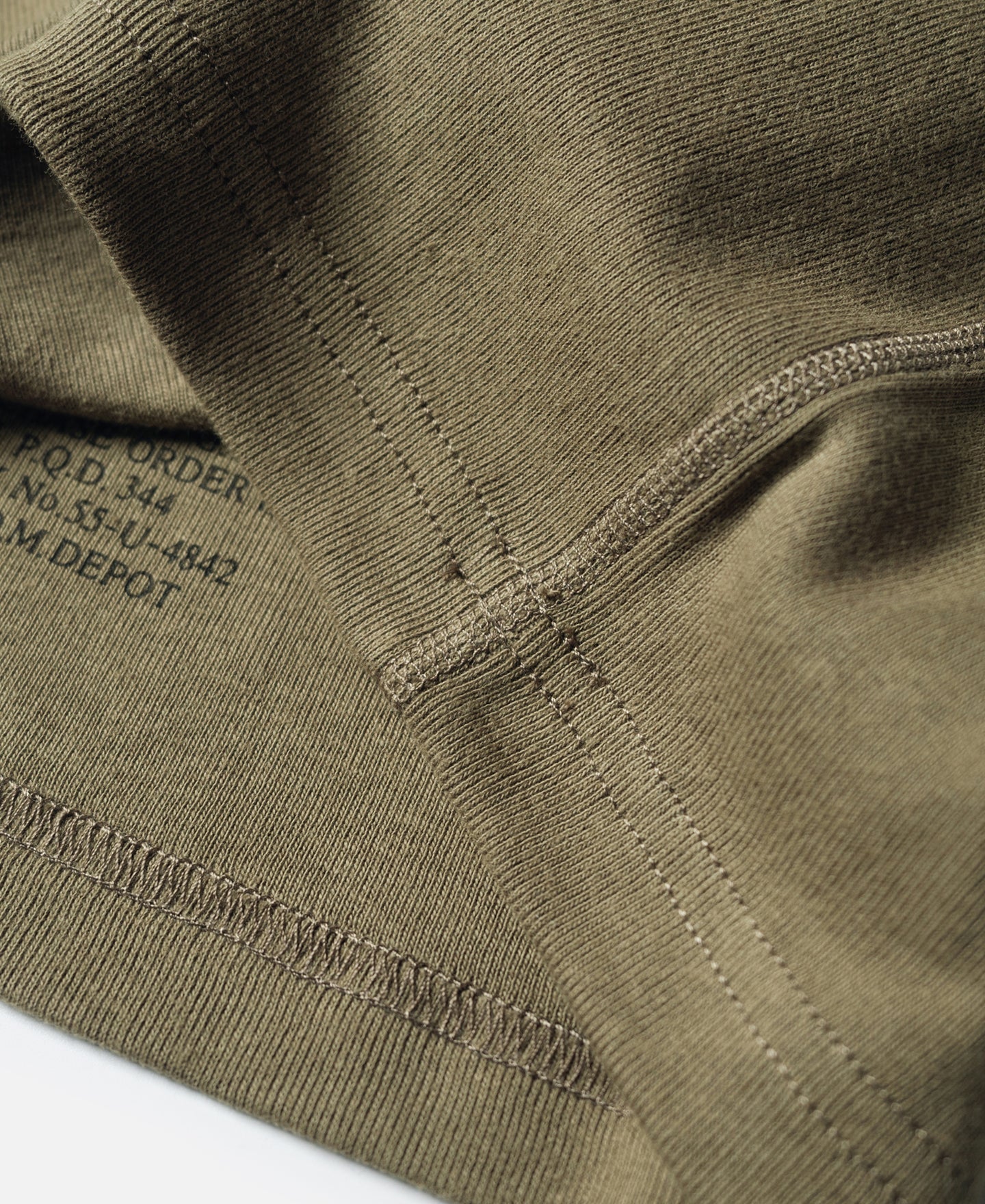 Military Cotton Tank Top - Olive - Image 12