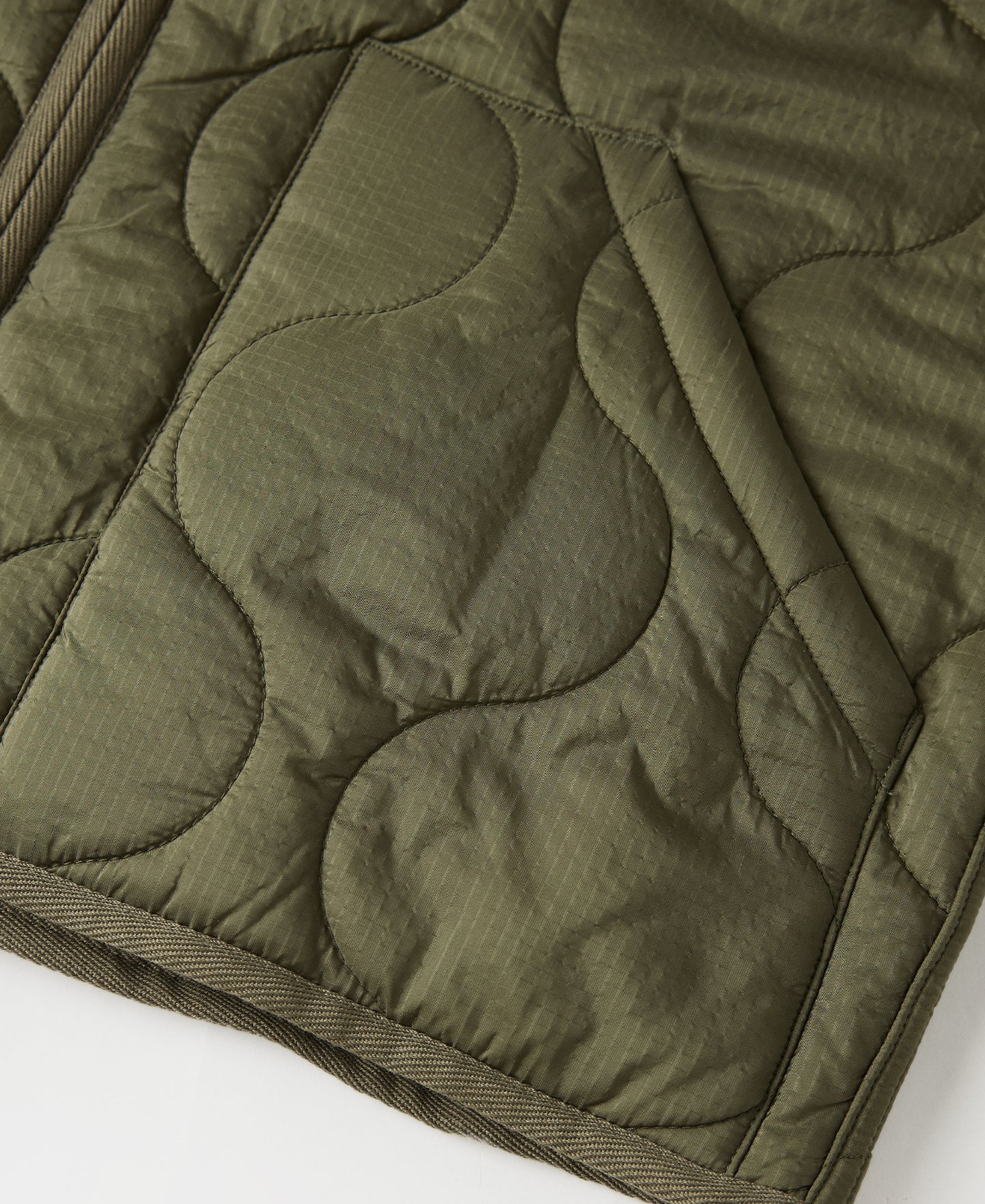 Military Style Quilted Padded Ripstop Nylon Jacket - Experimental Sample - Image 13