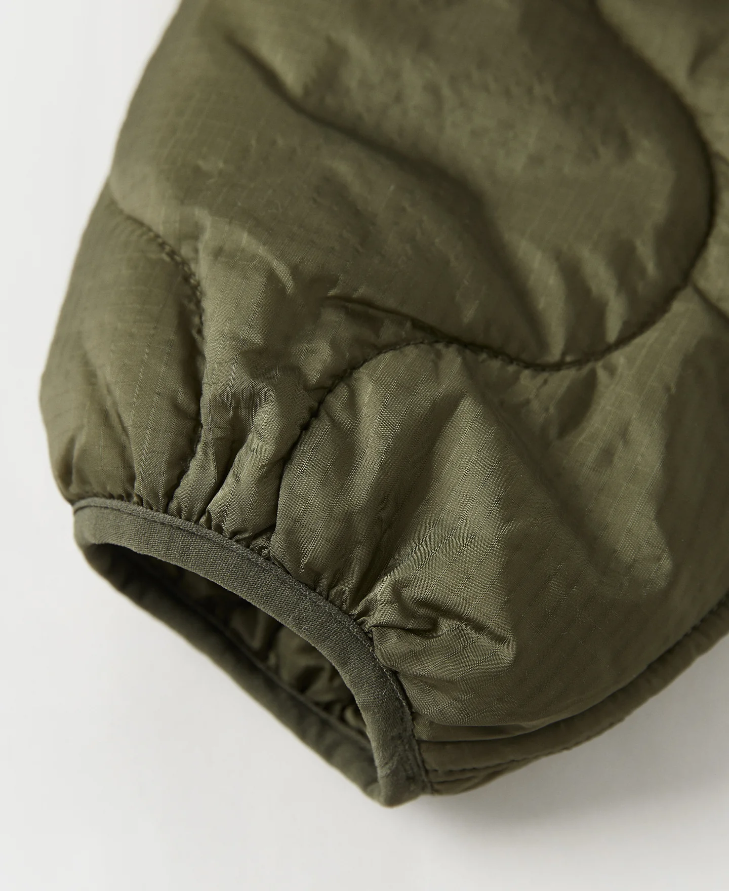 Military Style Quilted Padded Ripstop Nylon Jacket - Experimental Sample - Image 14