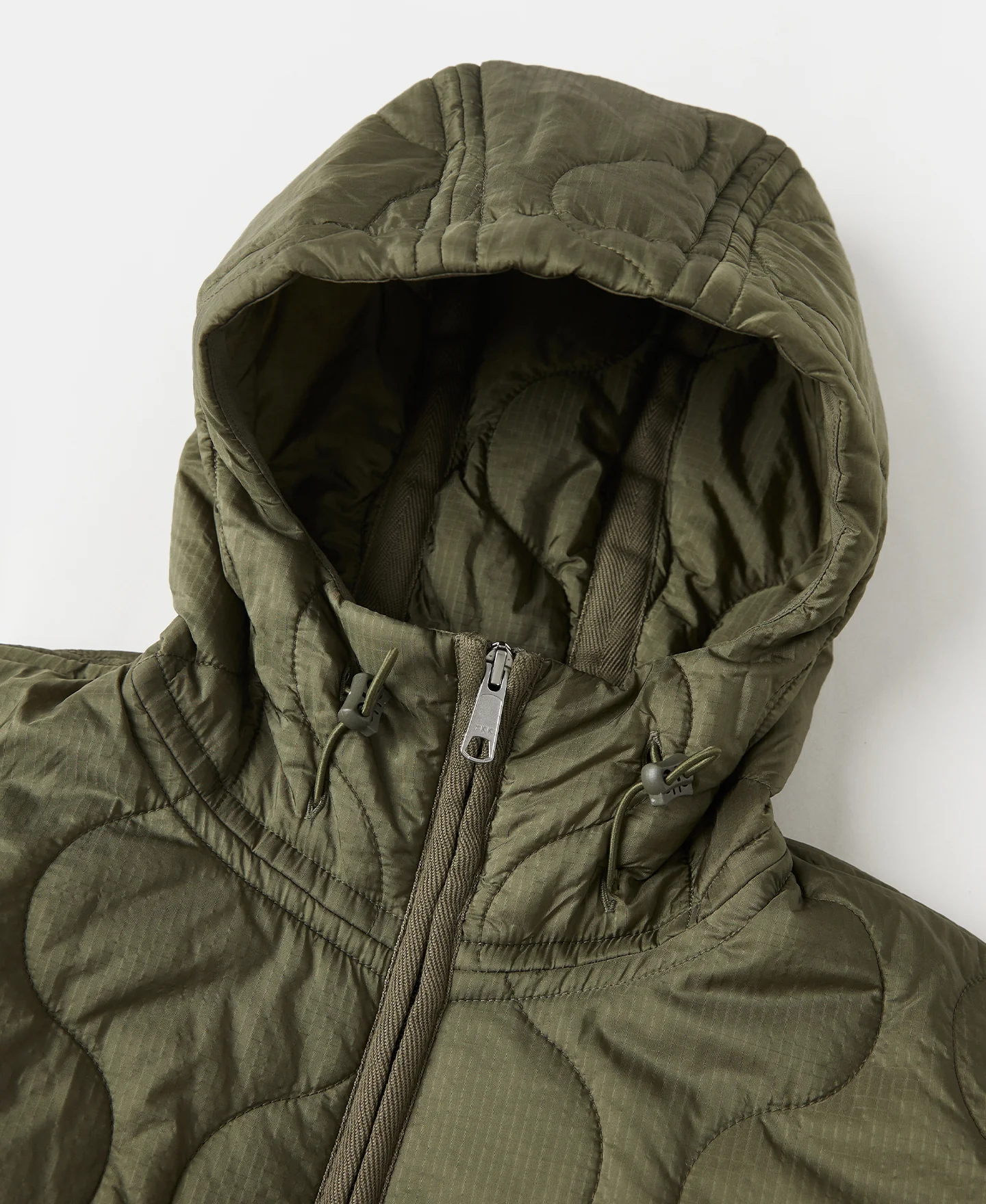 Military Style Quilted Padded Ripstop Nylon Jacket - Experimental Sample - Image 7