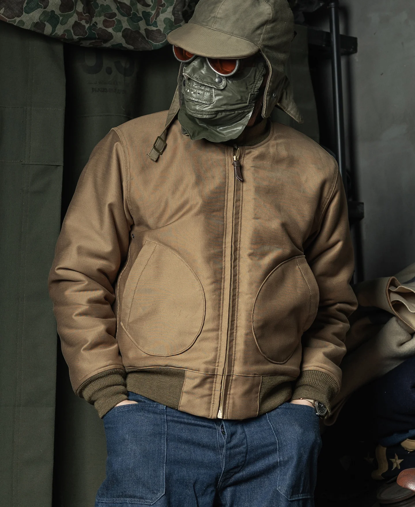 U.S. Navy NAF-1168 Deck Jacket - Khaki - Image 5