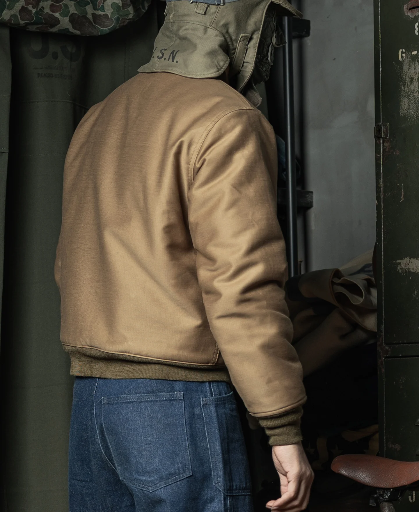 U.S. Navy NAF-1168 Deck Jacket - Khaki - Image 6