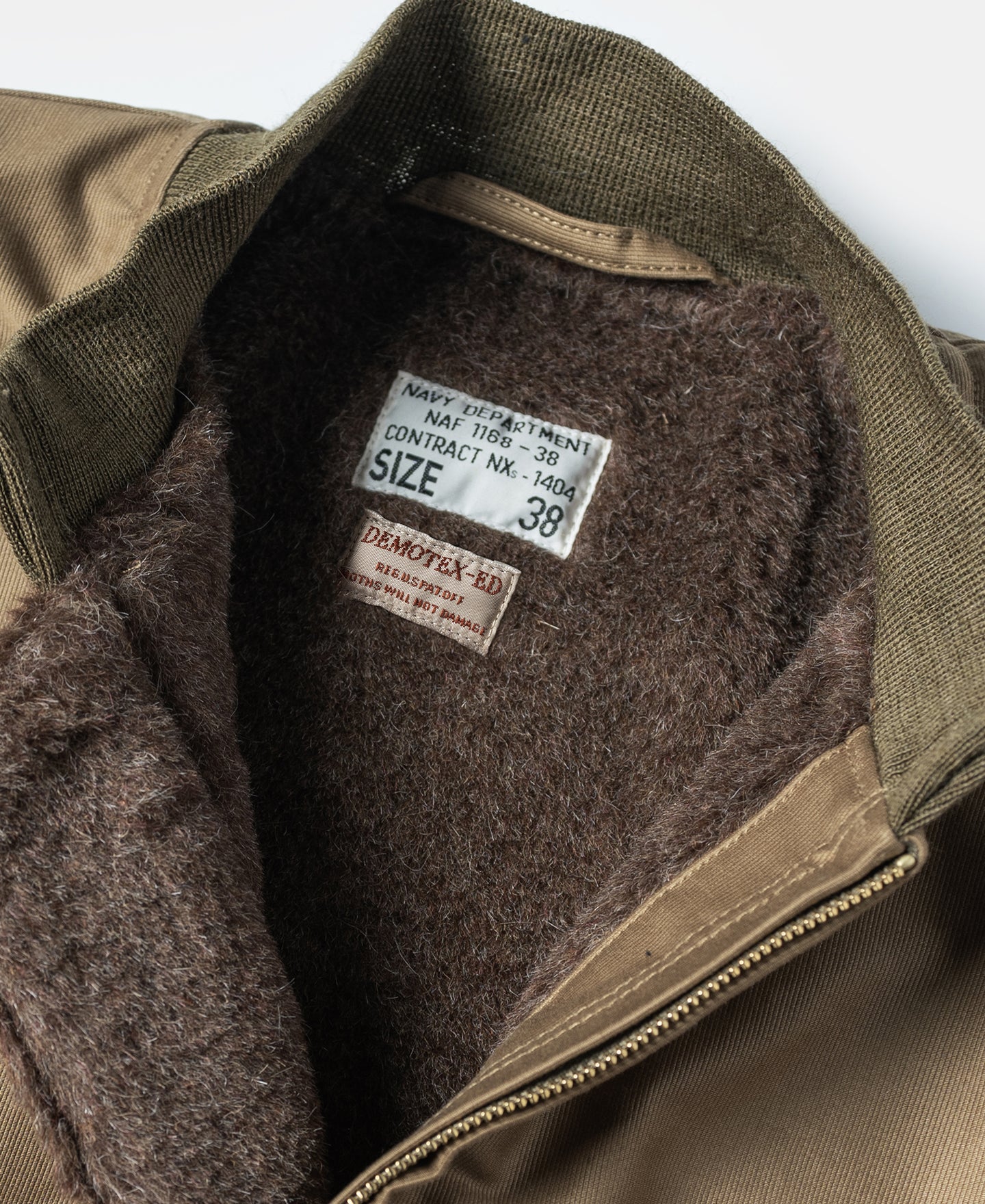 U.S. Navy NAF-1168 Deck Jacket - Khaki - Image 9