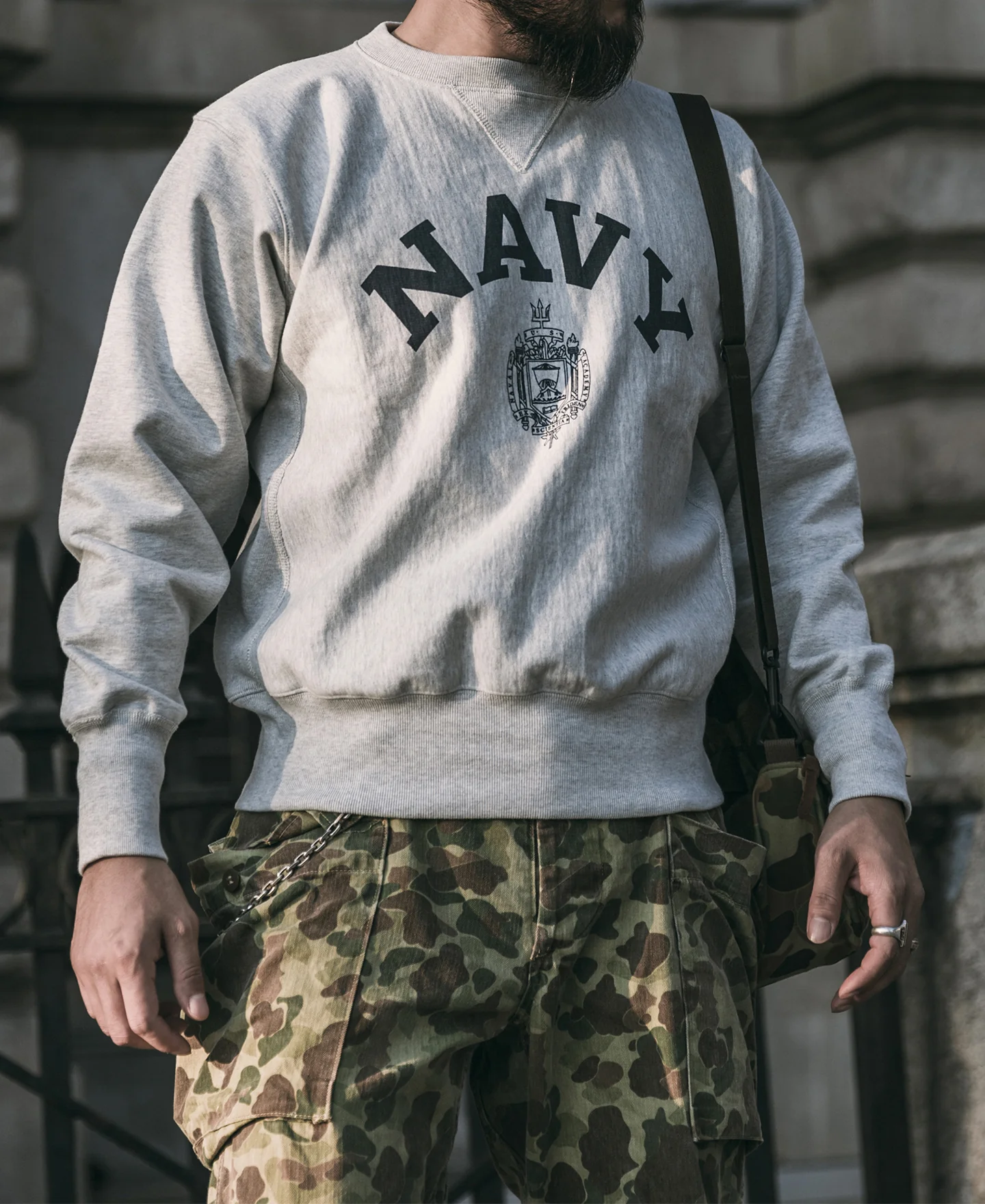 US Naval Academy Reverse Weave Sweatshirt - Image 3