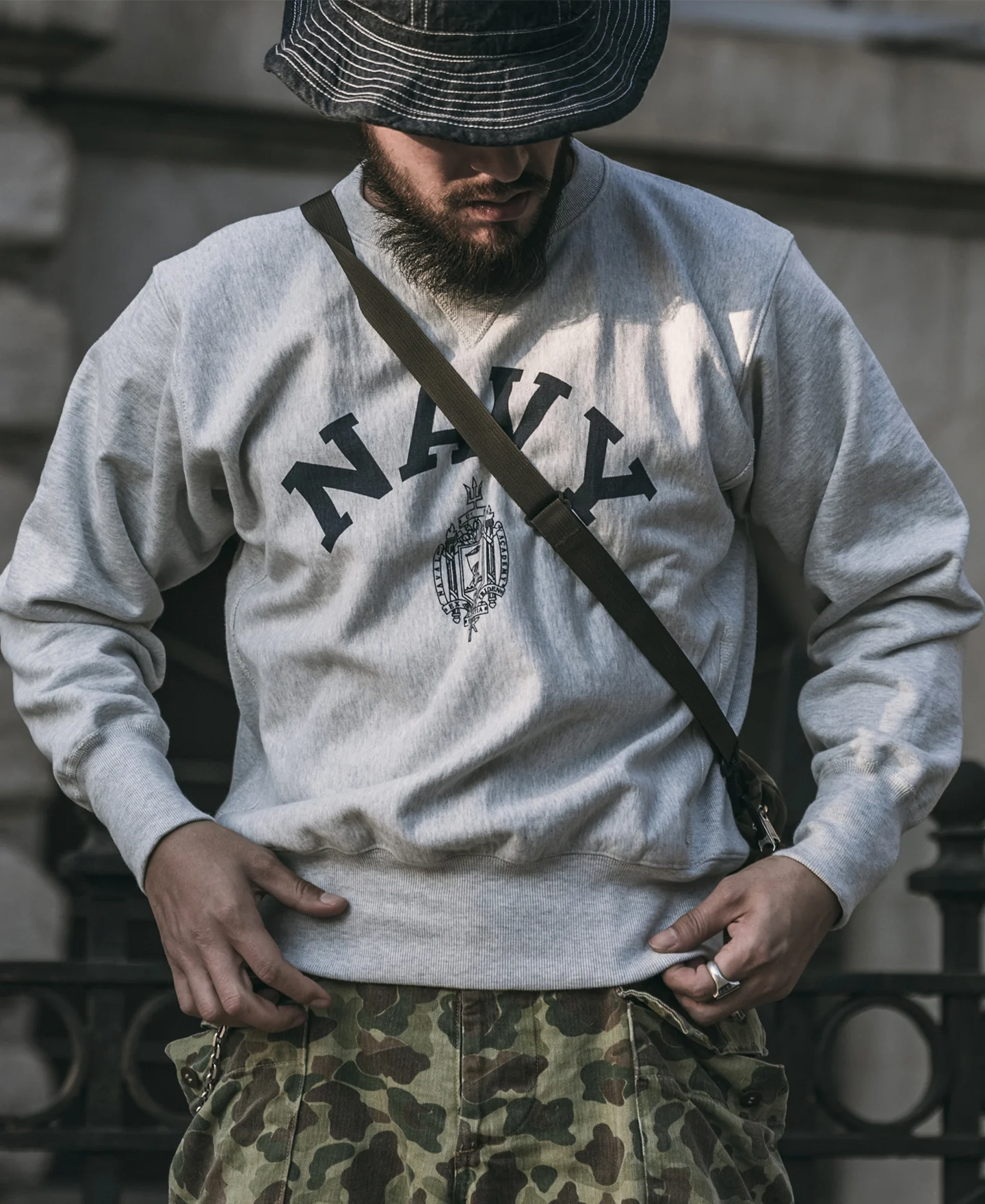 US Naval Academy Reverse Weave Sweatshirt - Image 4
