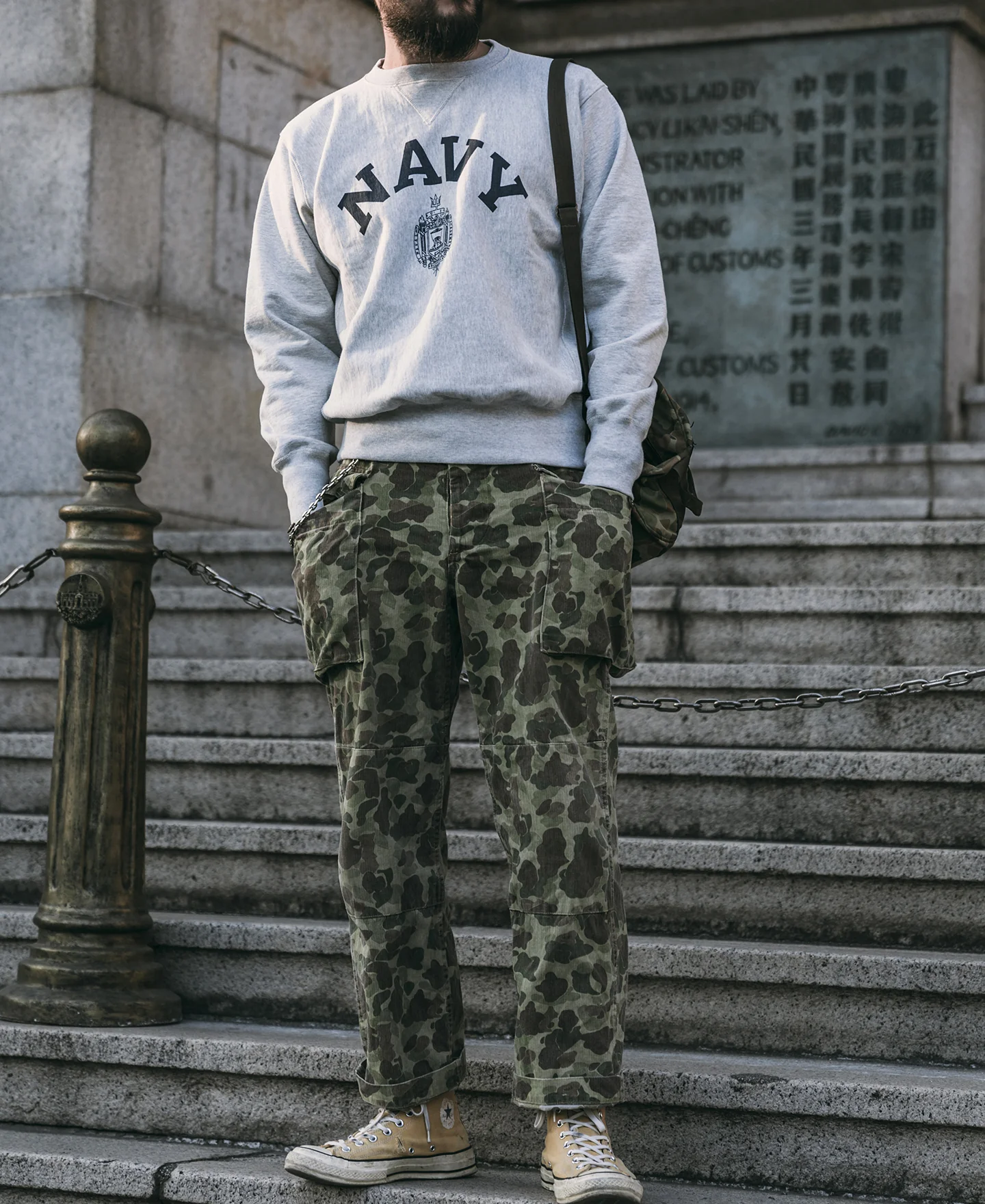 US Naval Academy Reverse Weave Sweatshirt - Image 6