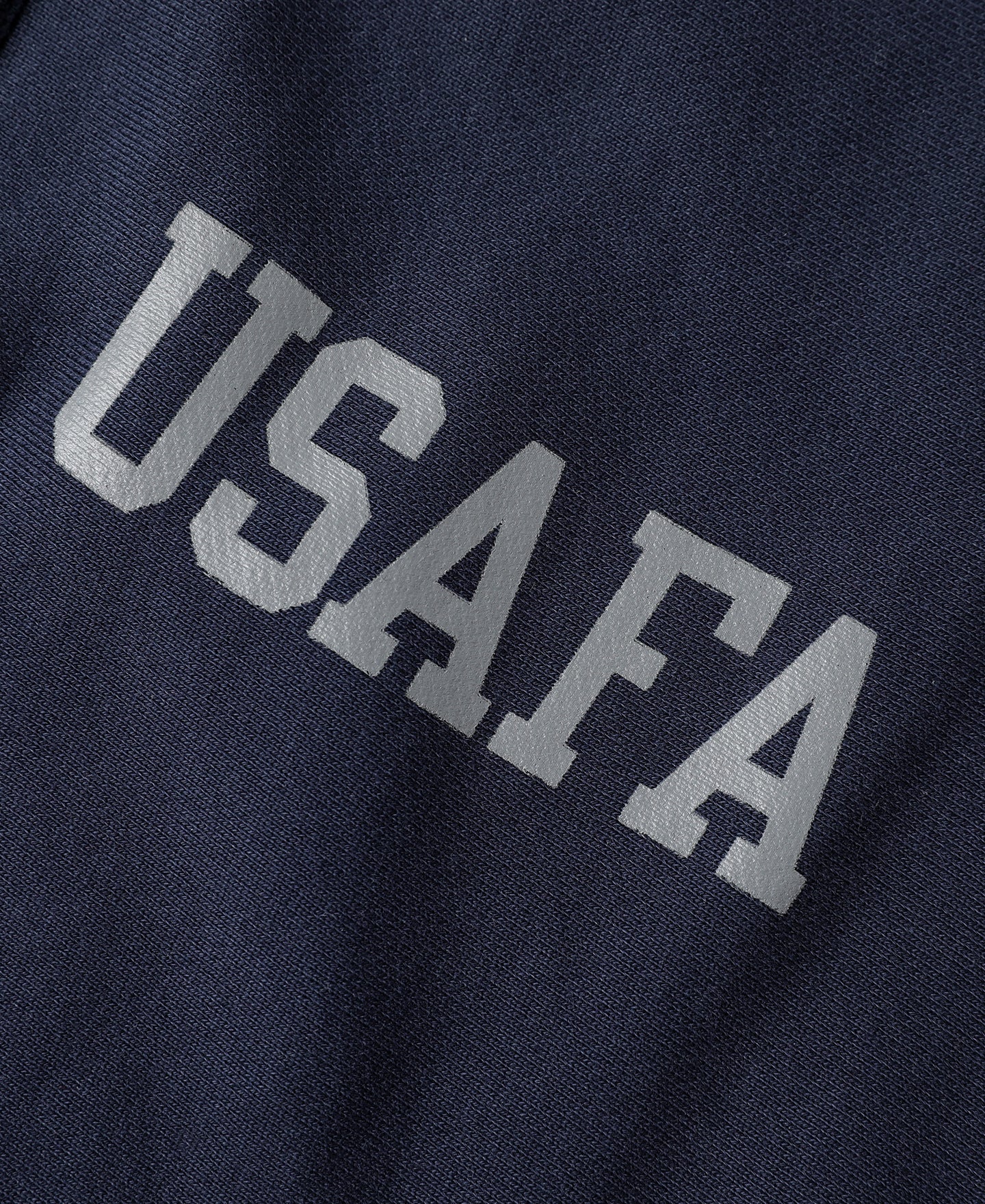 1950s USAFA Reverse Weave Half-Zip Sweatshirt - Navy - Image 10