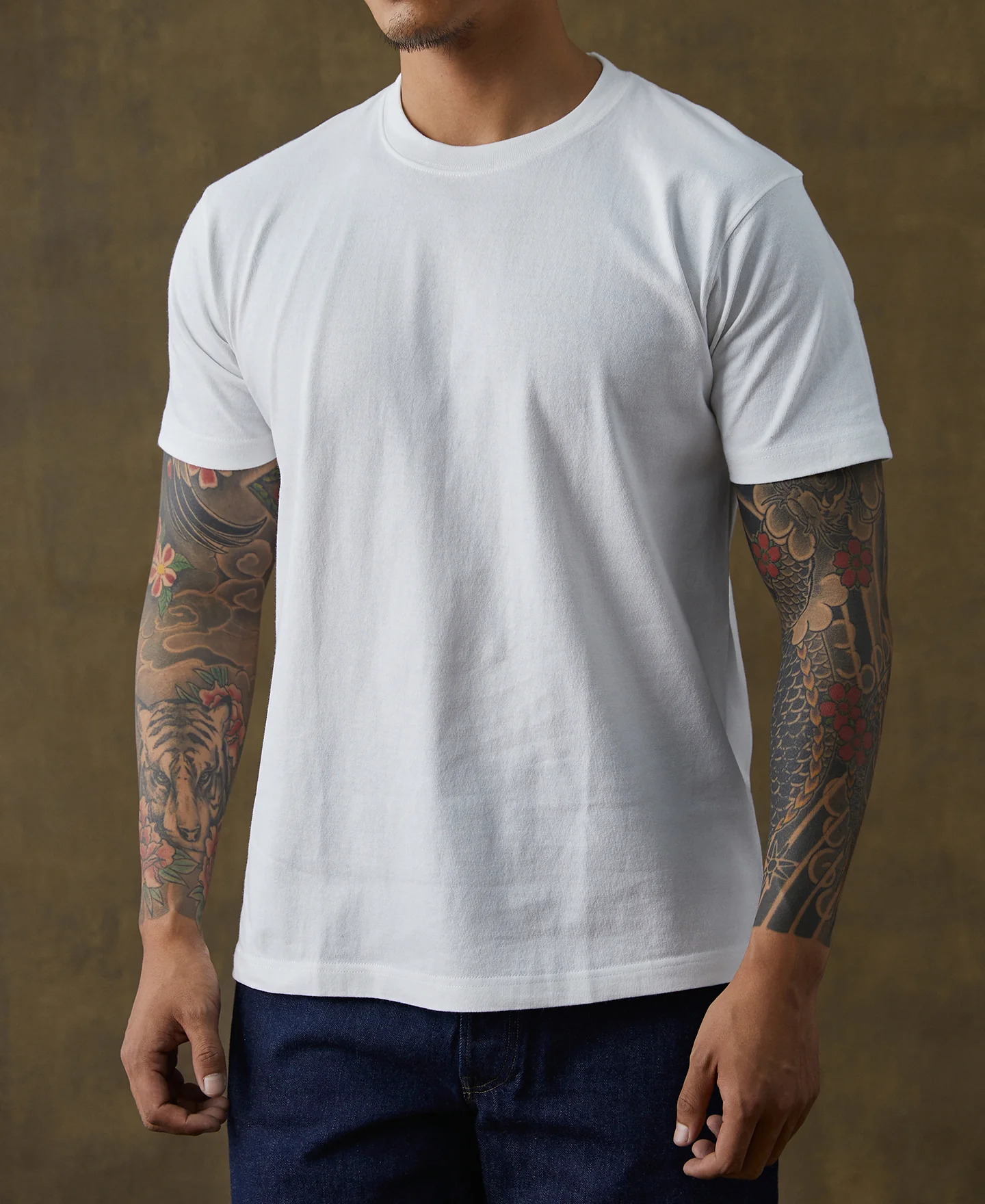 9 oz Cotton Tubular T-Shirt - White - Image 3