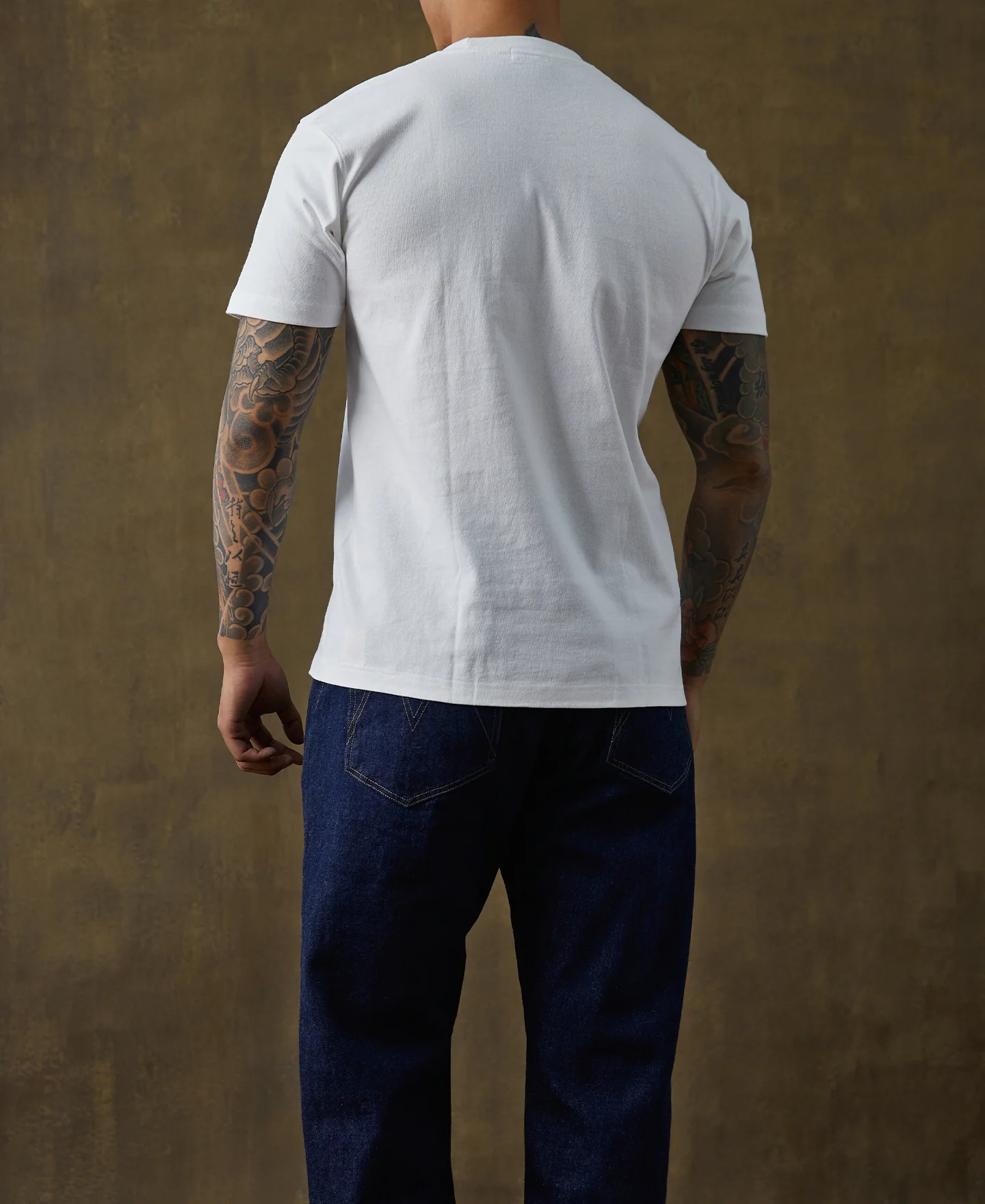 9 oz Cotton Tubular T-Shirt - White - Image 5