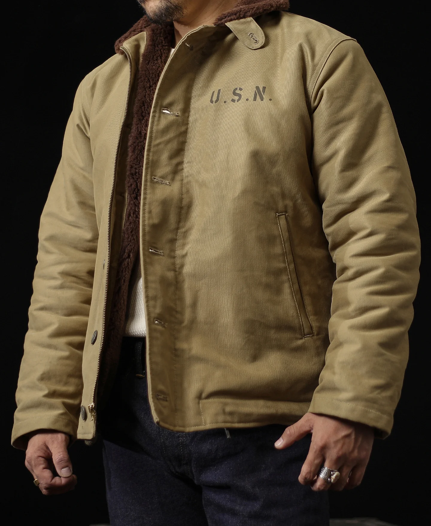 1940s US Navy N-1 Deck Jacket - Cost-effective Version - Image 4