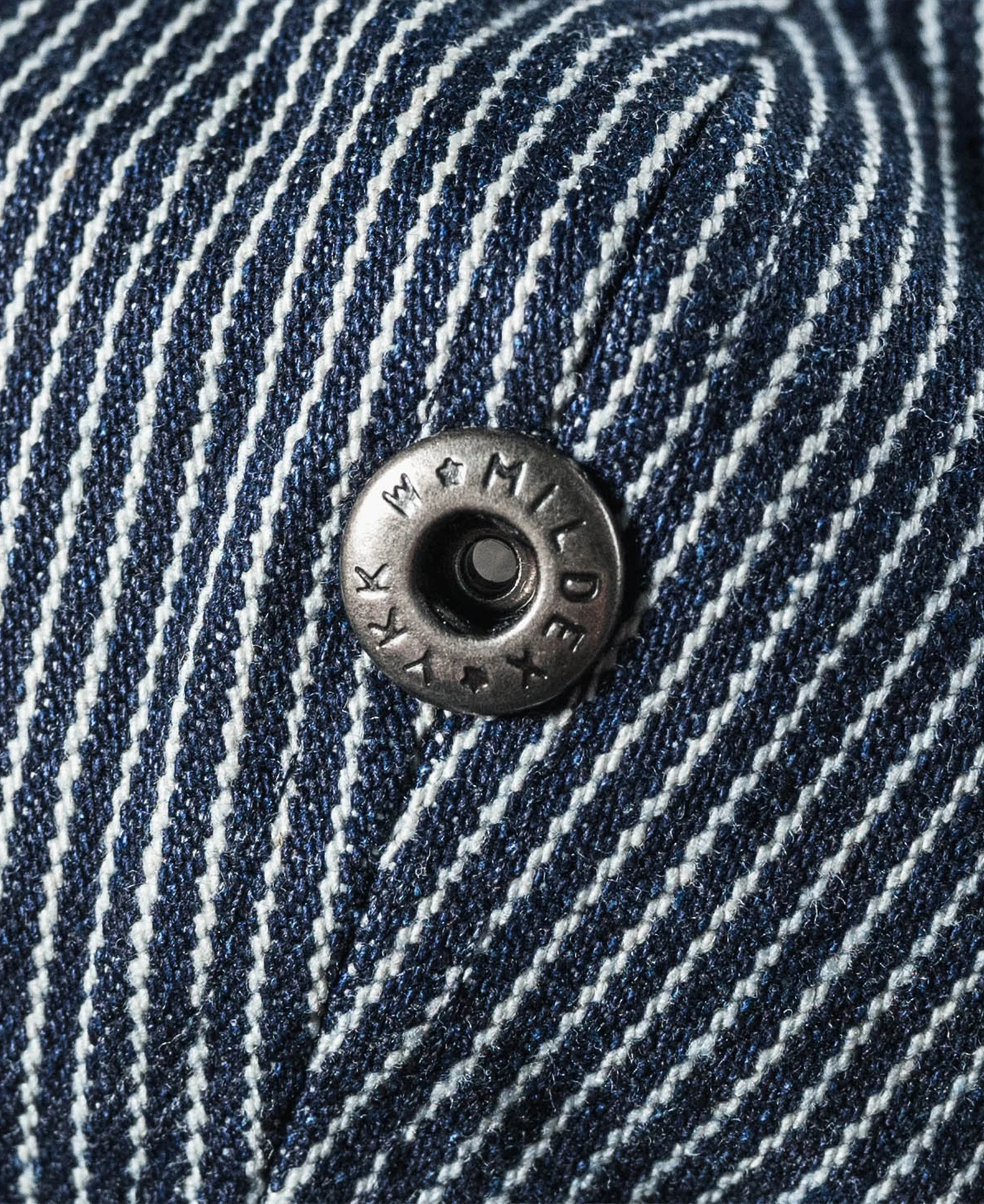 Striped Denim Newsboy Cap - Image 9