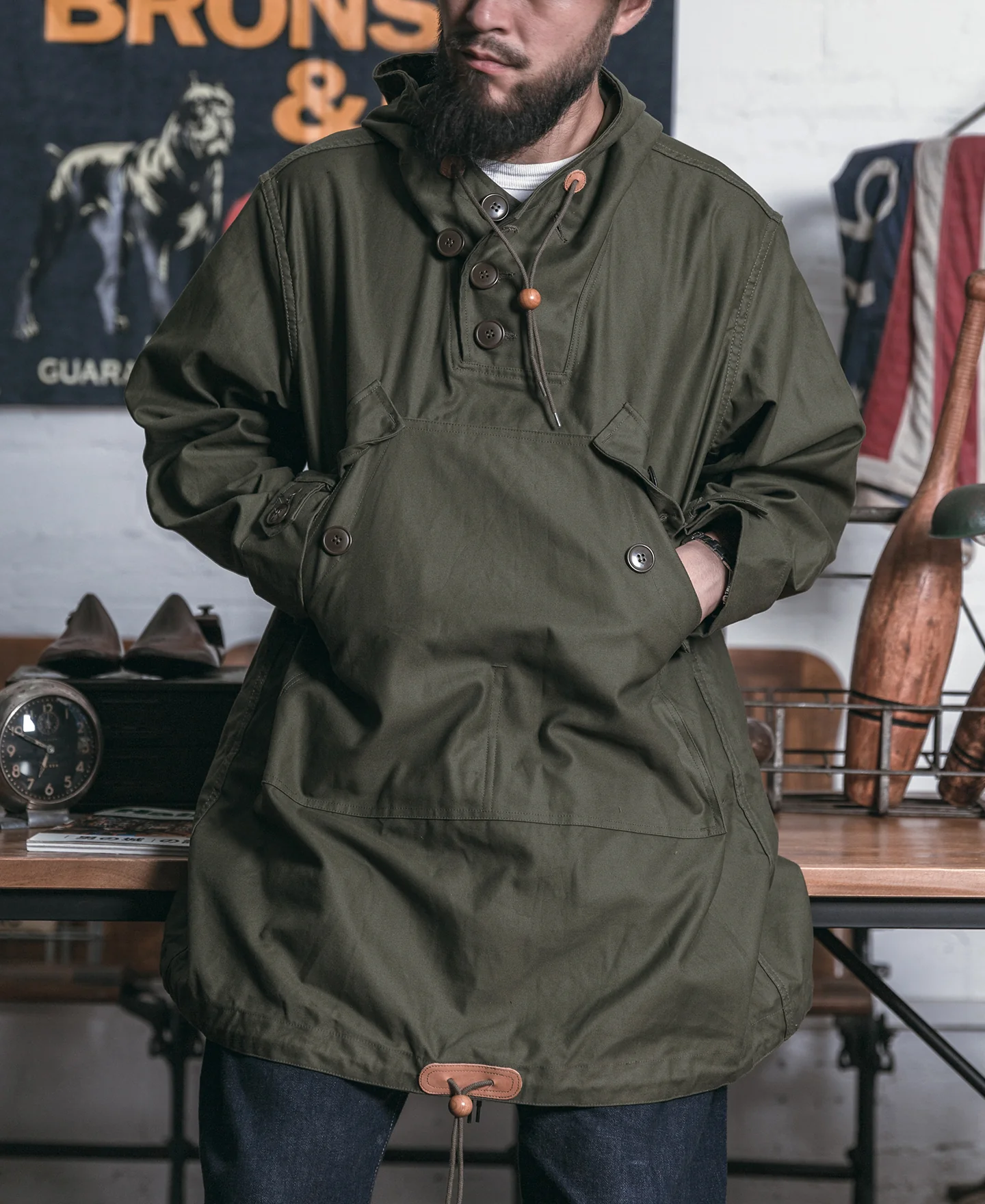 Parka, Field, Cotton, O.D. - Image 6