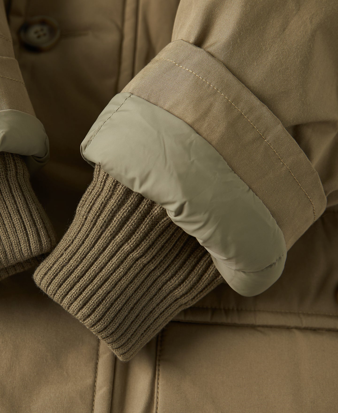 Polar Down parka - Khaki - Image 11