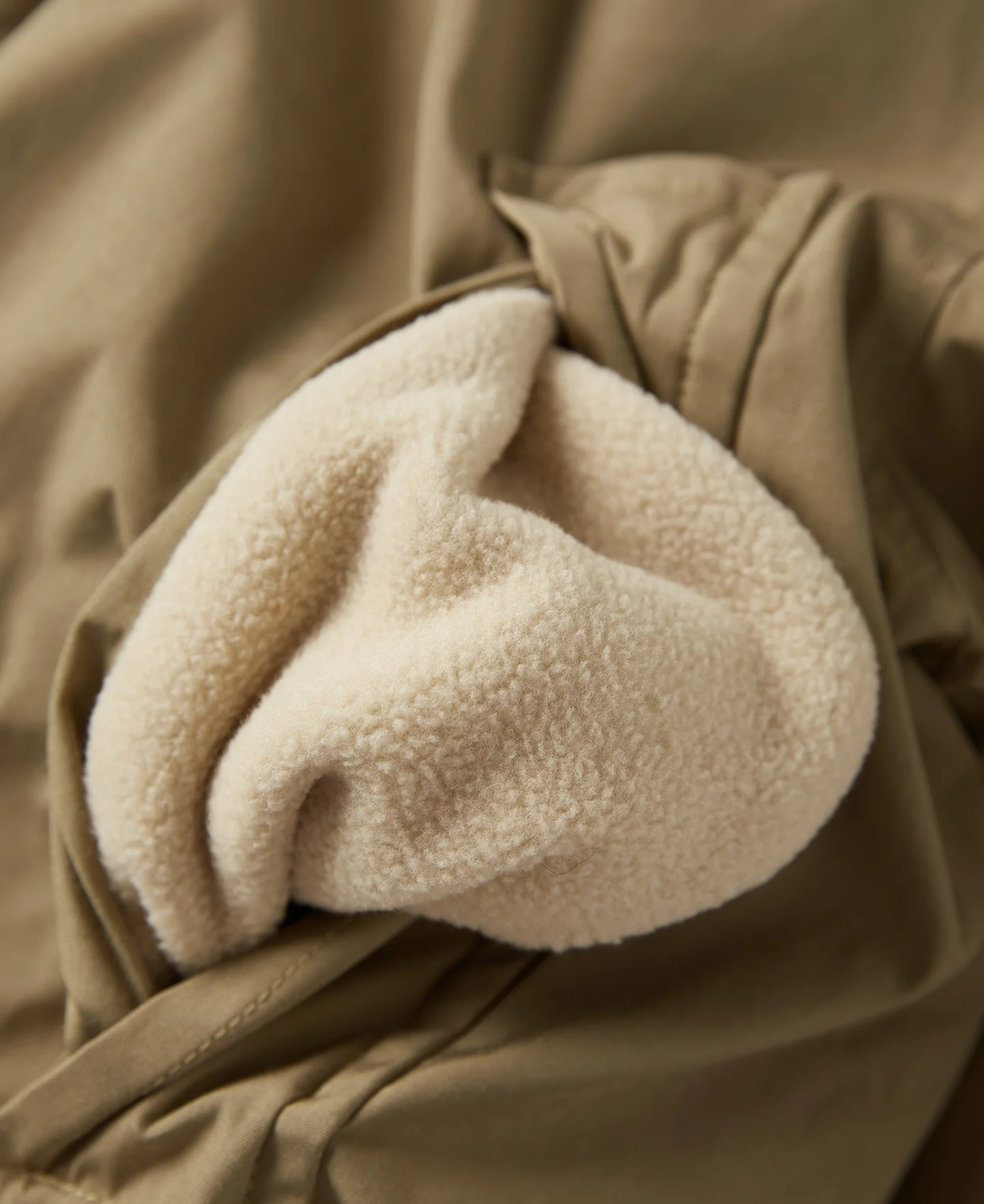 Polar Down parka - Khaki - Image 14