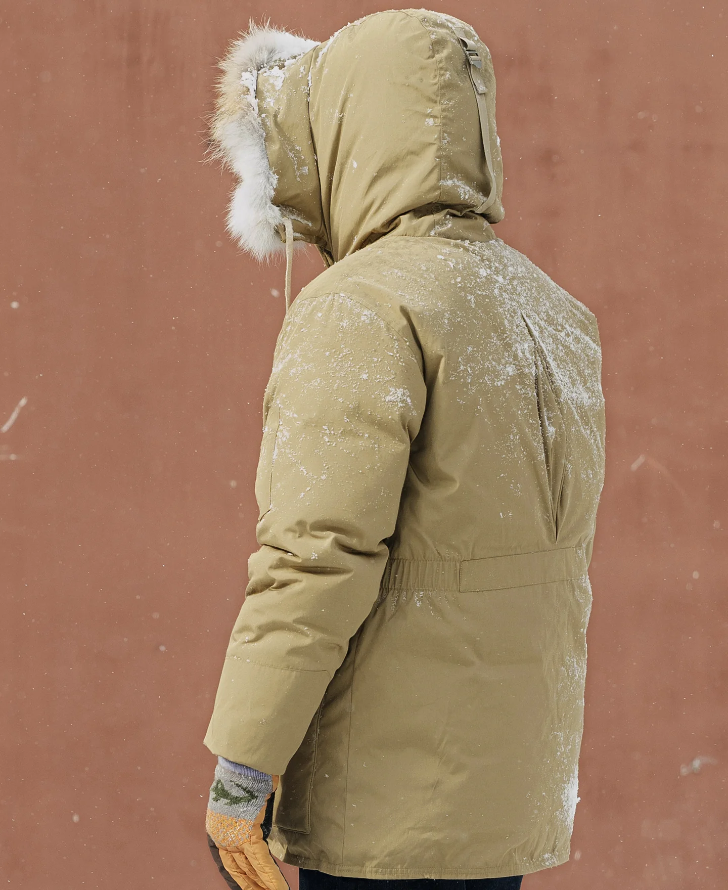 Polar Down parka - Khaki - Image 5