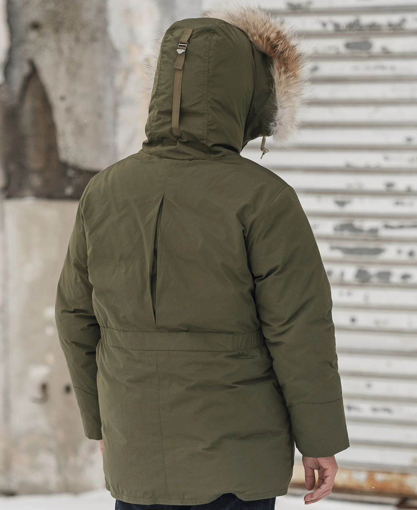 Polar Down parka - Olive - Image 6