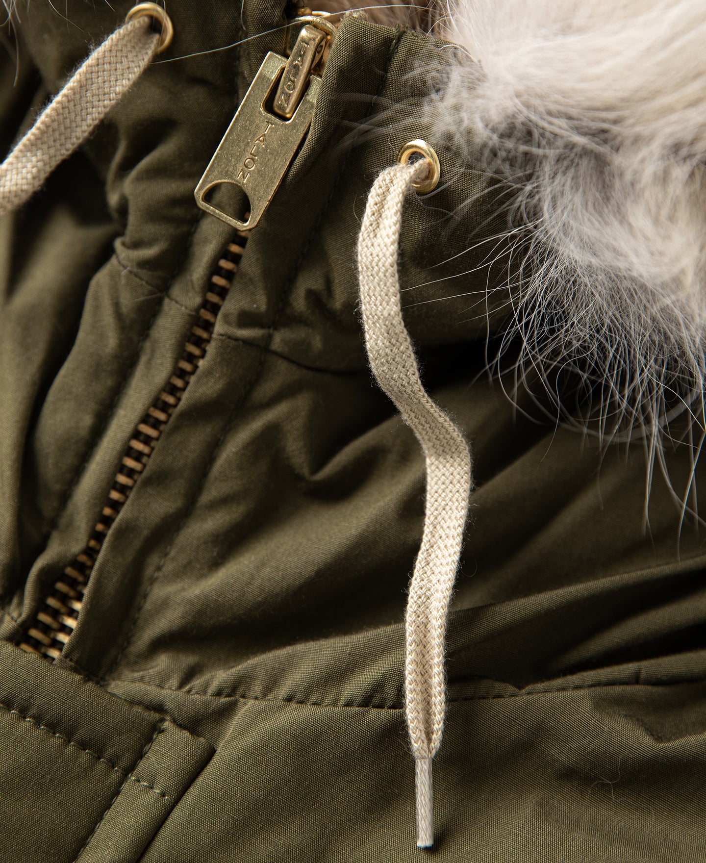 Polar Down parka - Olive - Image 8