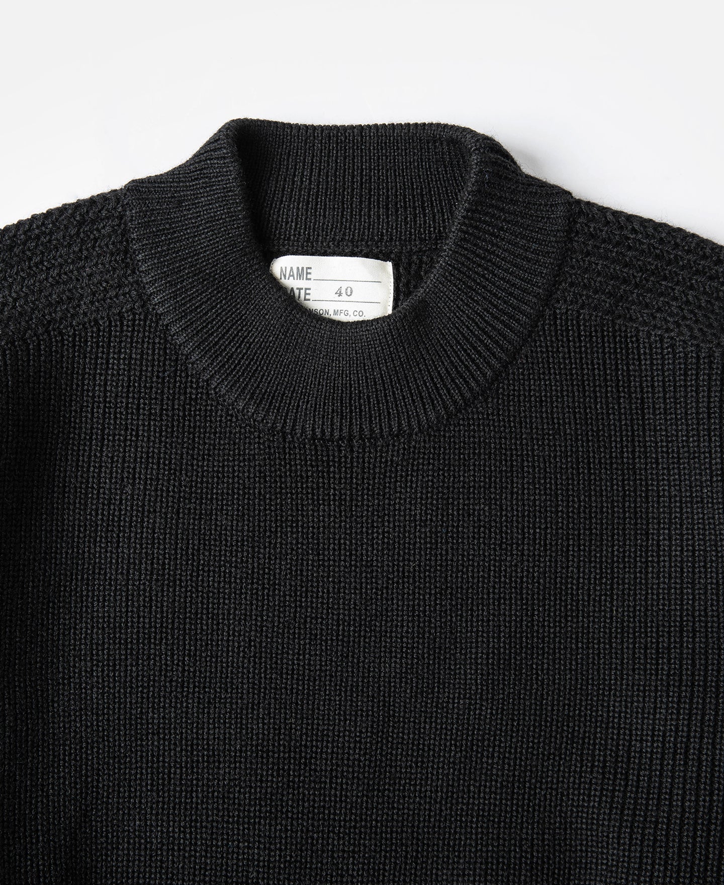 Pre-War Model USN Woolen Sweater - Black - Image 8