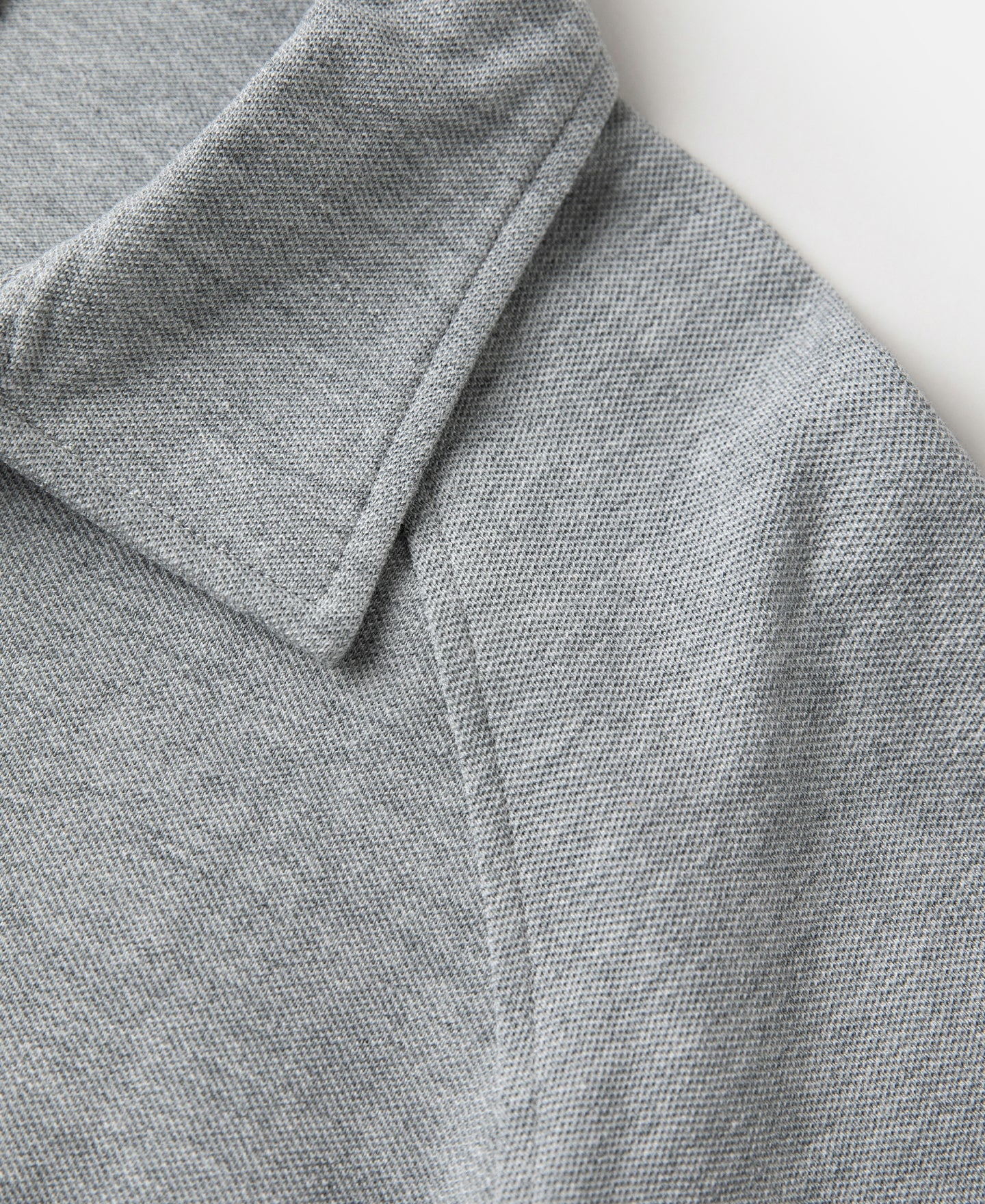 Raglan Sleeve Cotton-Piqué Polo Shirt - Gray - Image 8