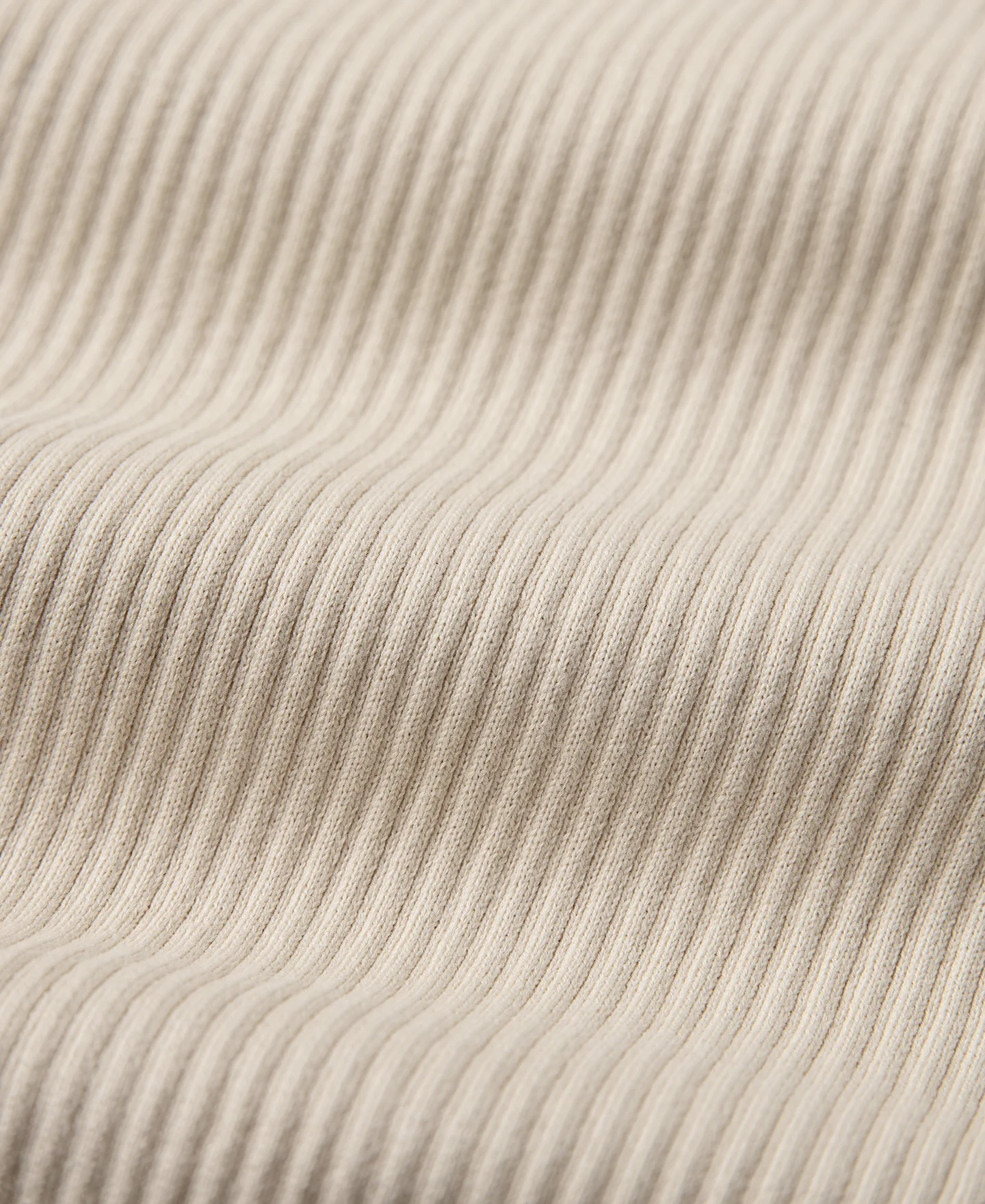 Ribbed Long Sleeve Henley T-Shirt - Apricot - Image 18