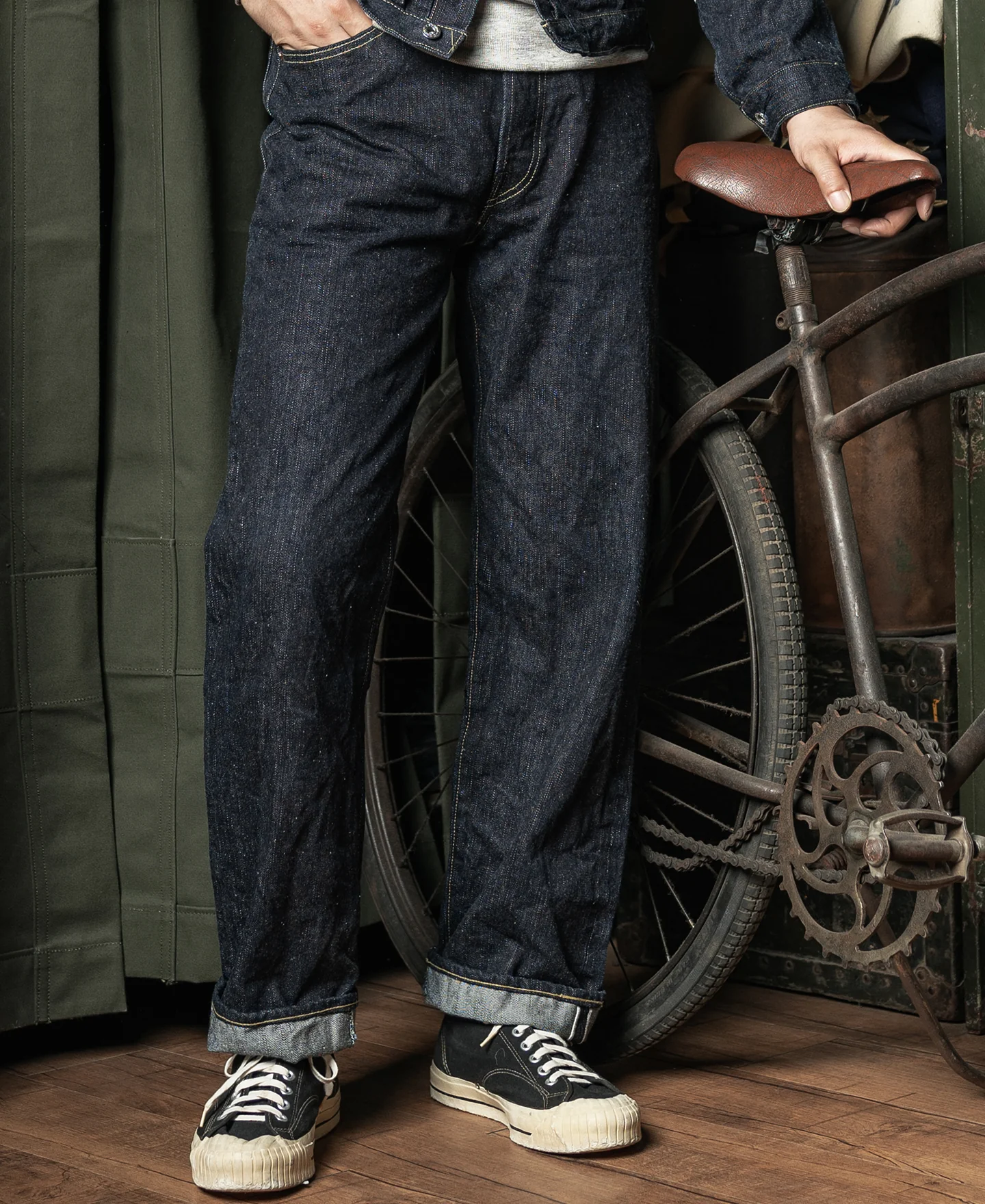 S801XX 1943 War Simplified Model Selvedge Denim Jeans - Image 3