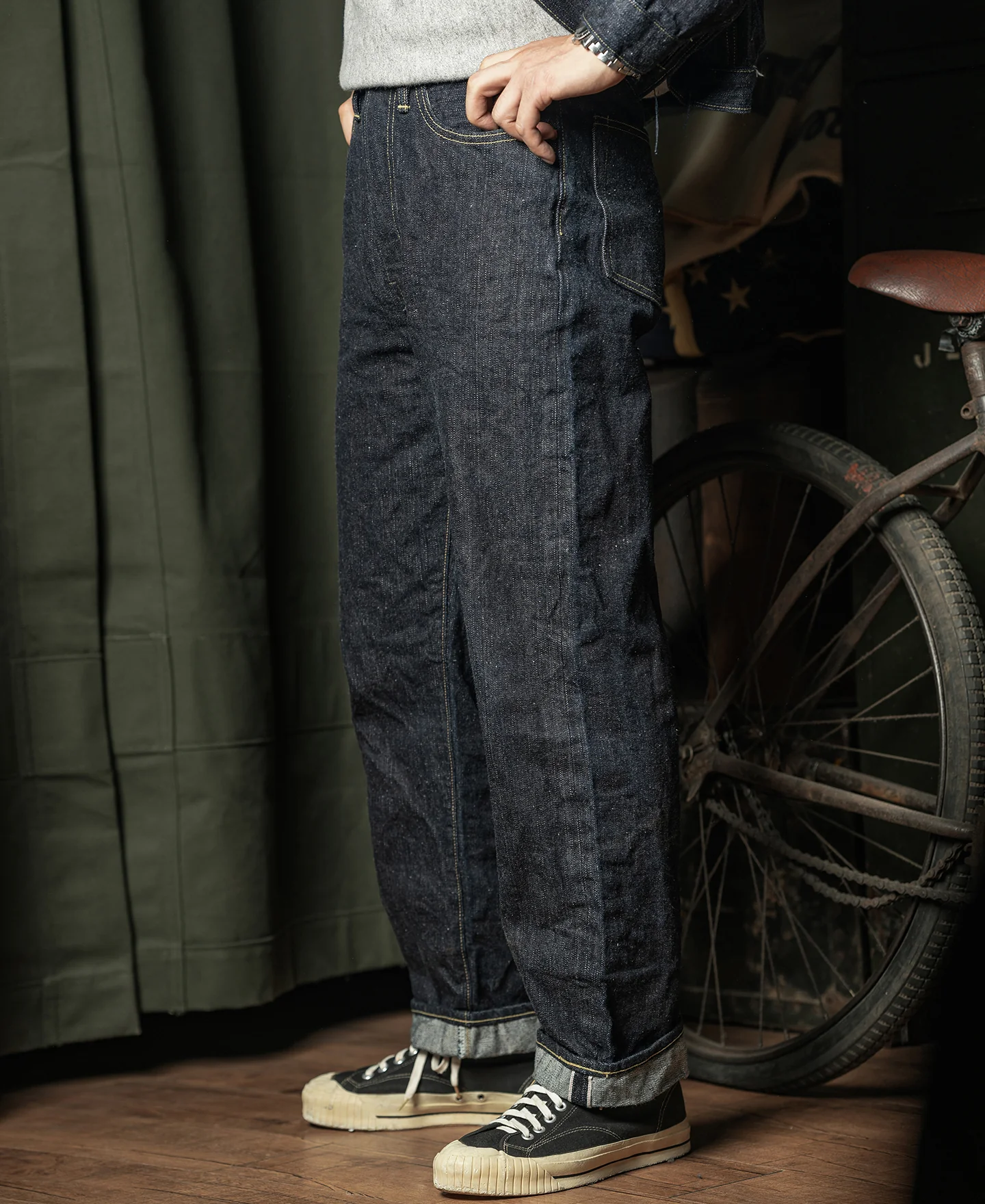 S801XX 1943 War Simplified Model Selvedge Denim Jeans - Image 4