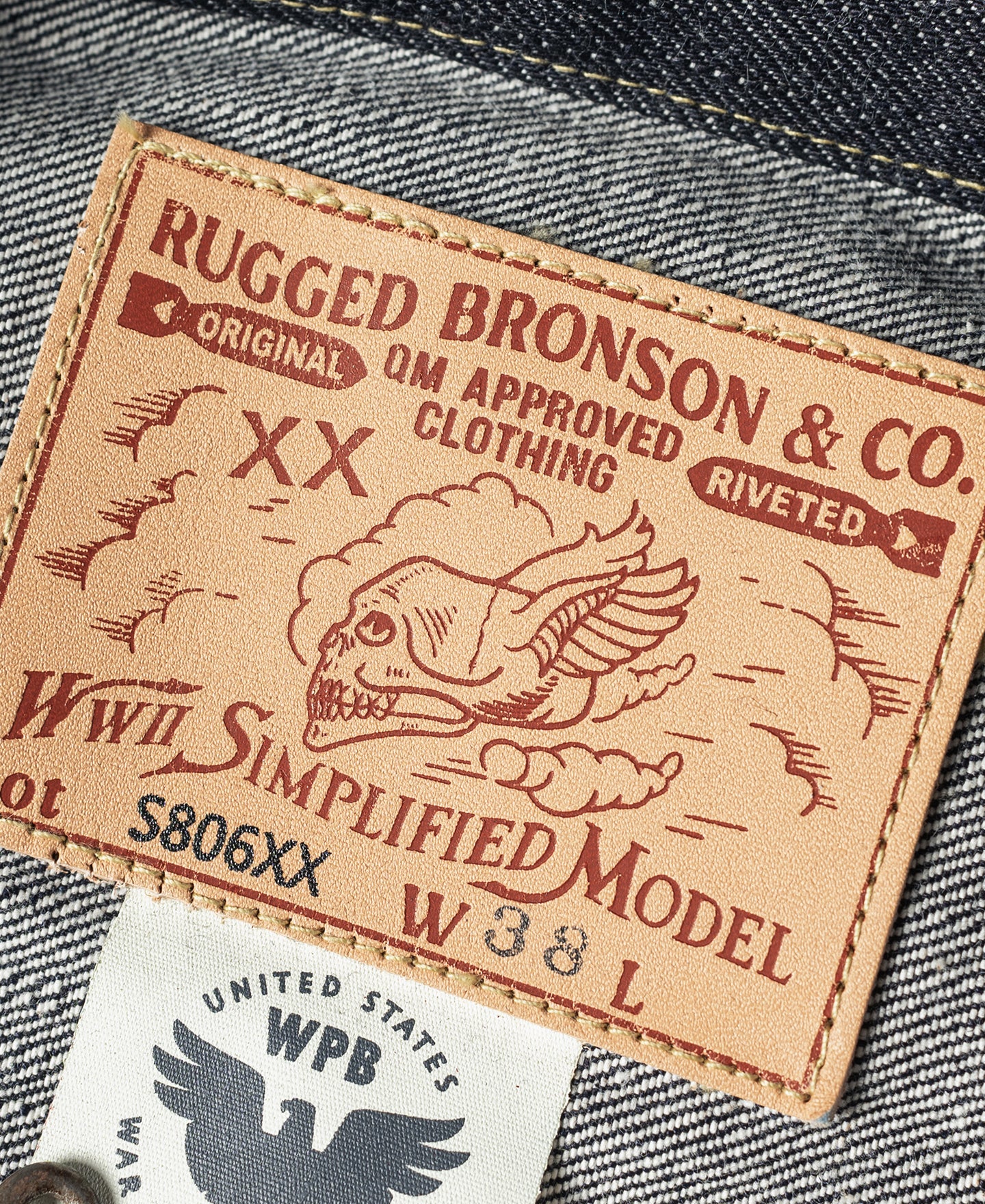 S806XX 1943 War Simplified Model 1st Selvedge Denim Jacket - Image 13