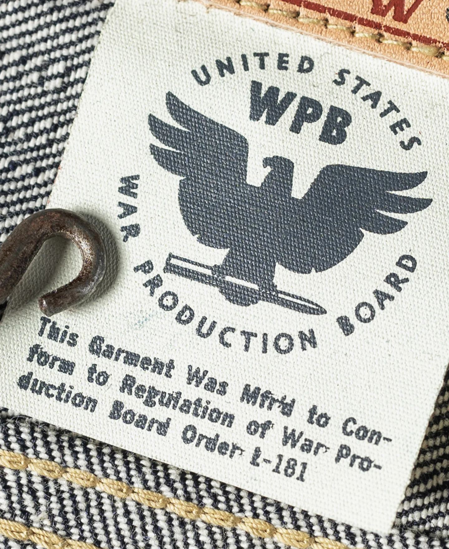 S806XX 1943 War Simplified Model 1st Selvedge Denim Jacket - Image 14