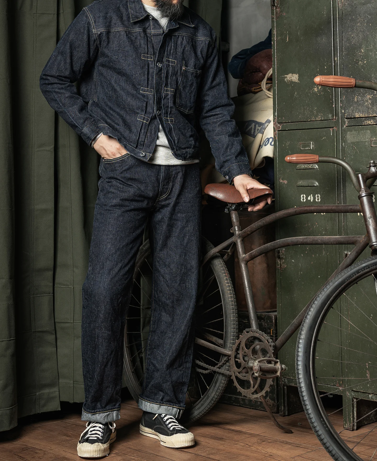 S806XX 1943 War Simplified Model 1st Selvedge Denim Jacket - Image 3