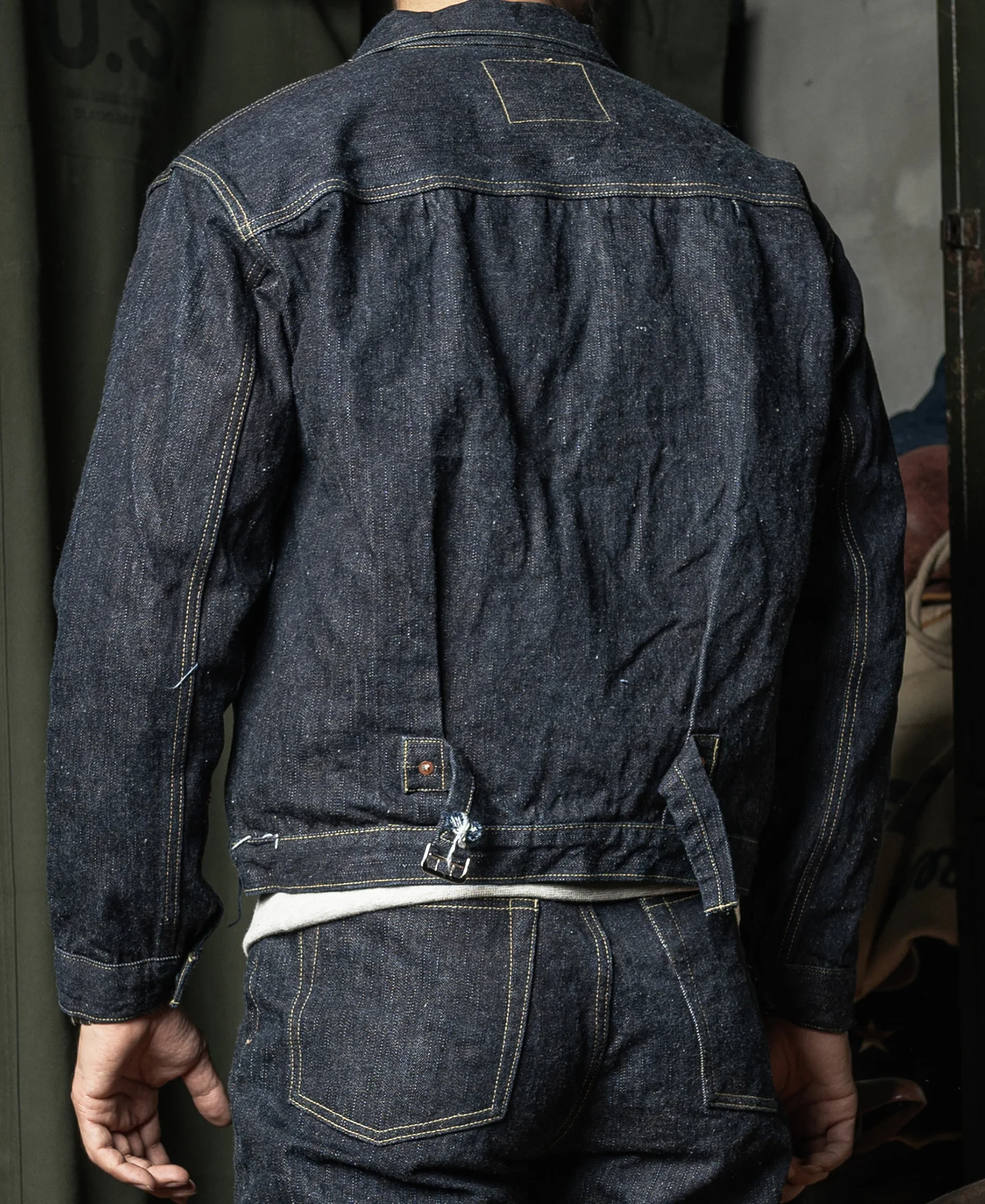 S806XX 1943 War Simplified Model 1st Selvedge Denim Jacket - Image 6