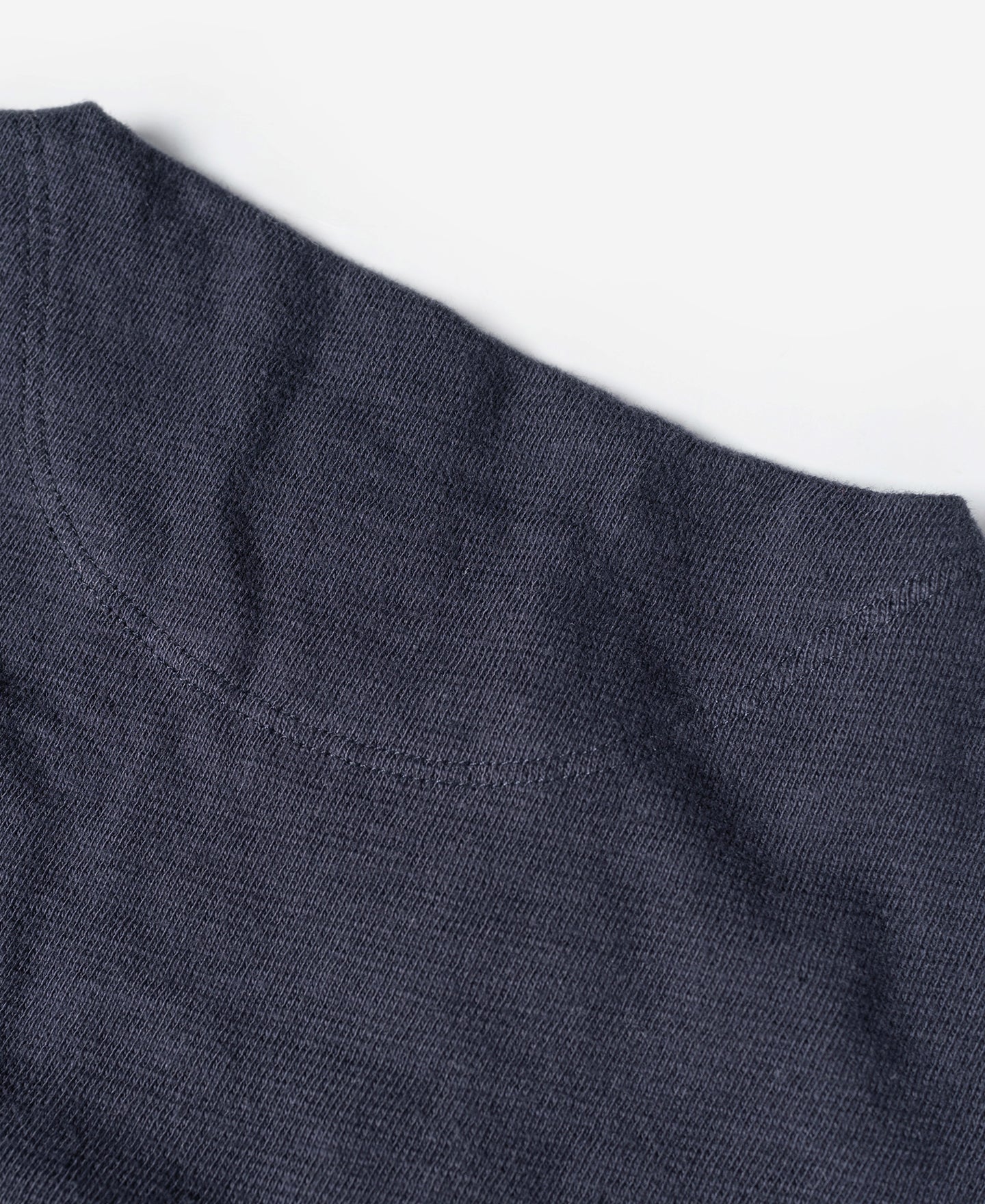 Side Closing Short Sleeve Henley T-Shirt - Navy - Image 9