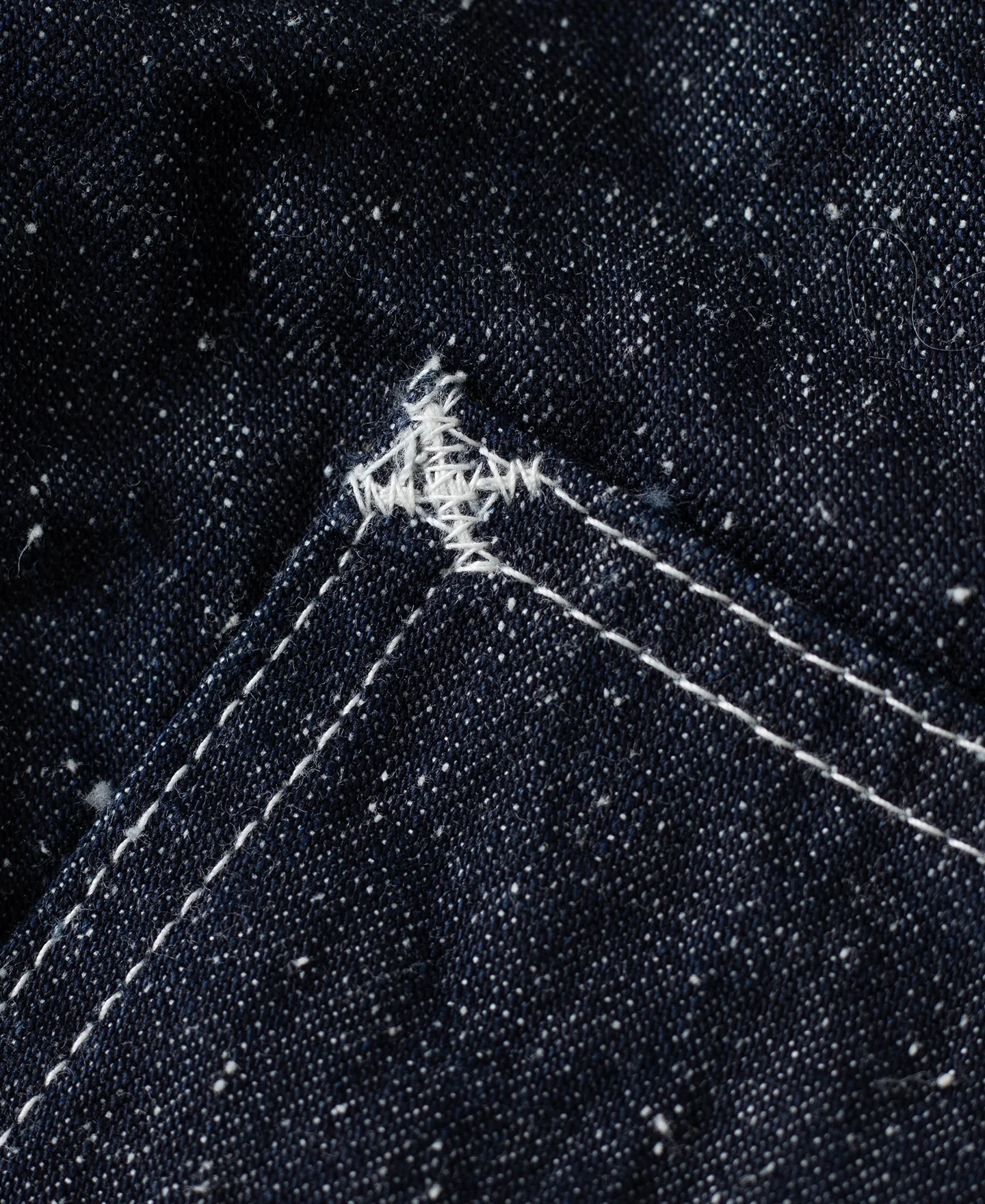 Slub Pearl Yarn Indigo Denim Carpenter Pants - Image 18