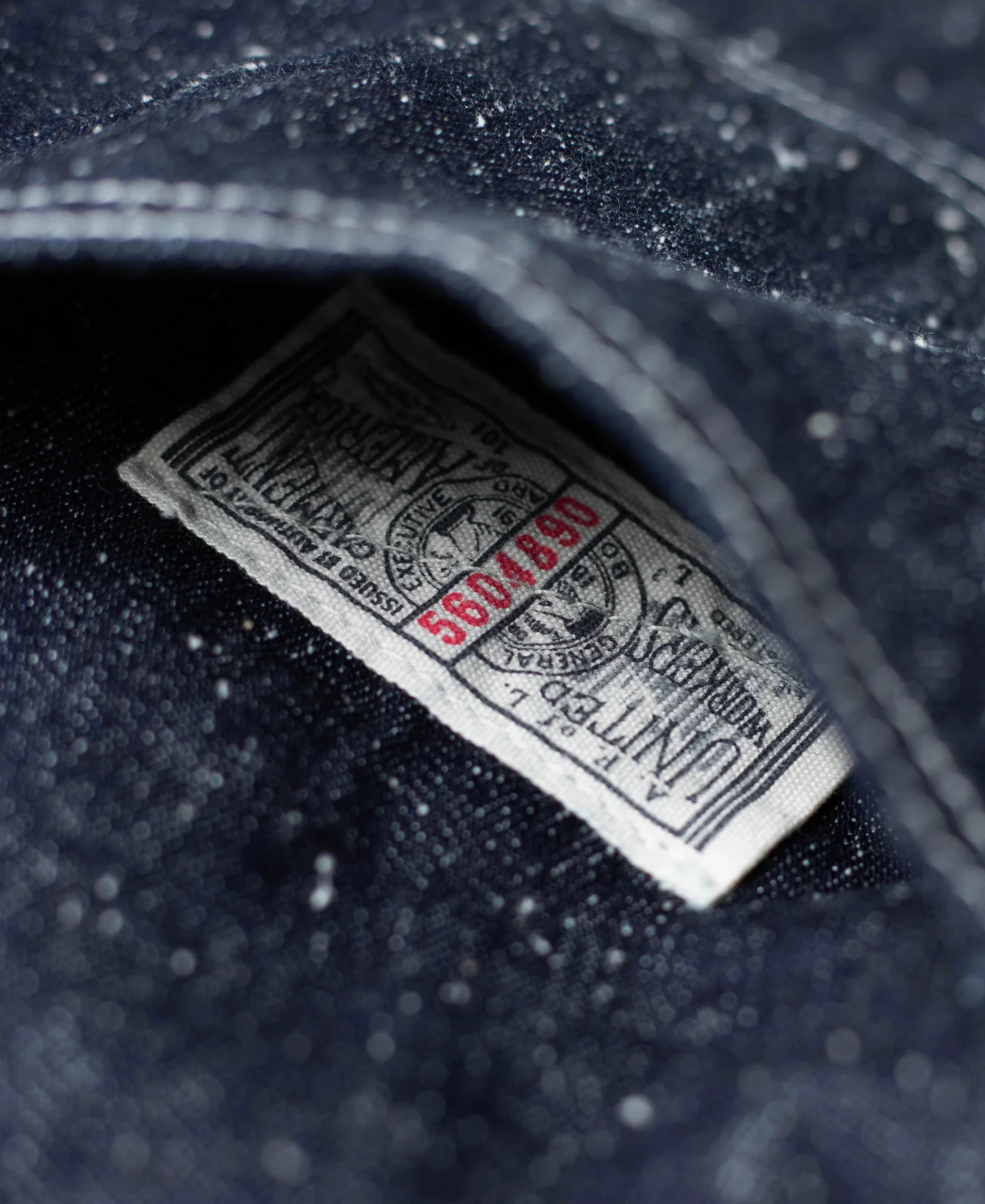 Slub Pearl Yarn Indigo Denim Carpenter Pants - Image 19
