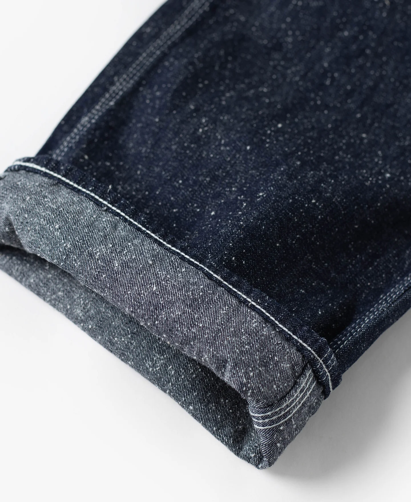 Slub Pearl Yarn Indigo Denim Carpenter Pants - Image 23