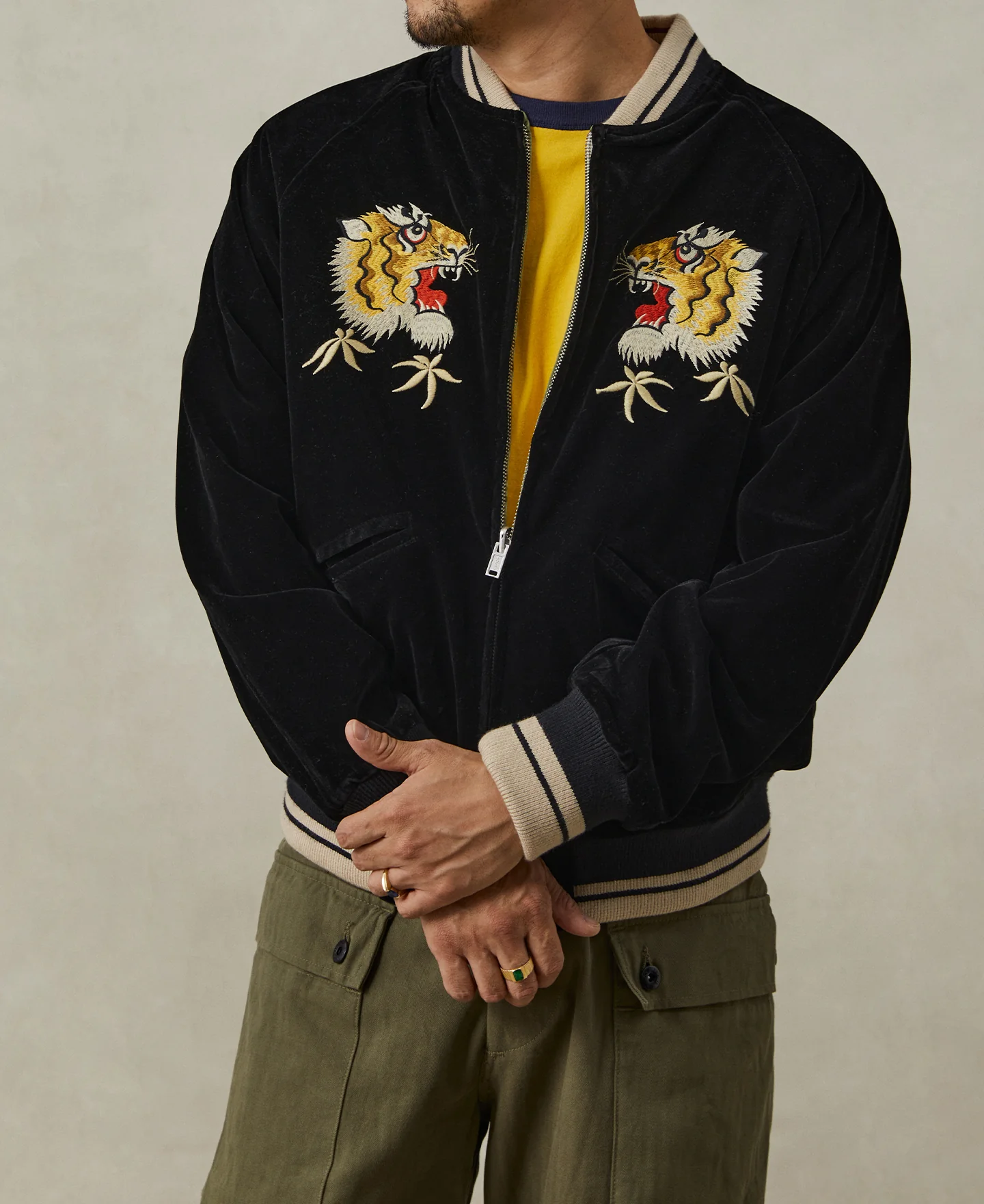 1950s Reversible Acetate Souvenir Jacket - Falcon × Tiger - Image 8