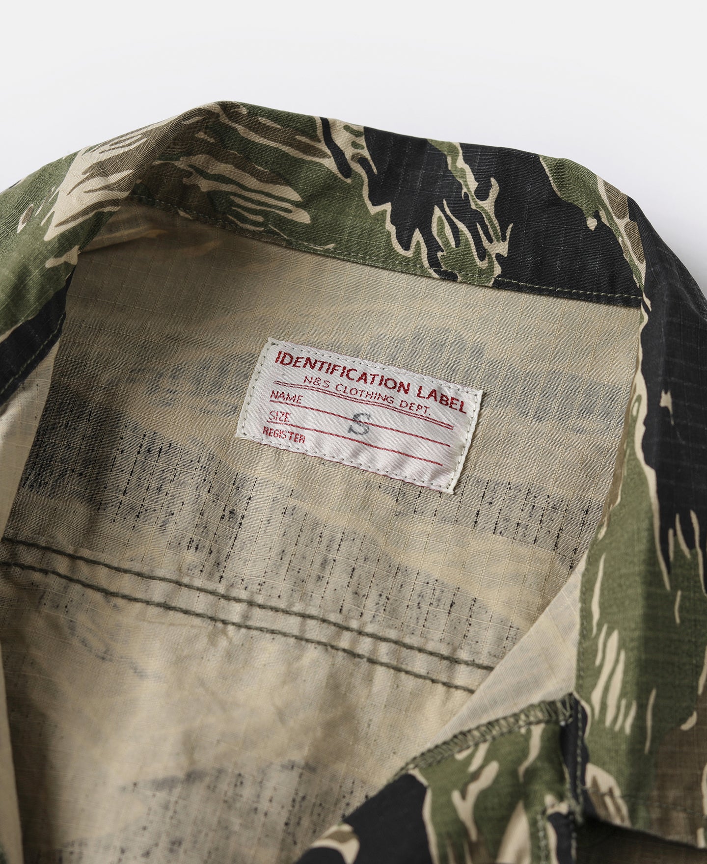 Tiger Stripe Camo Tropical Jungle Fatigue Jacket - Image 11