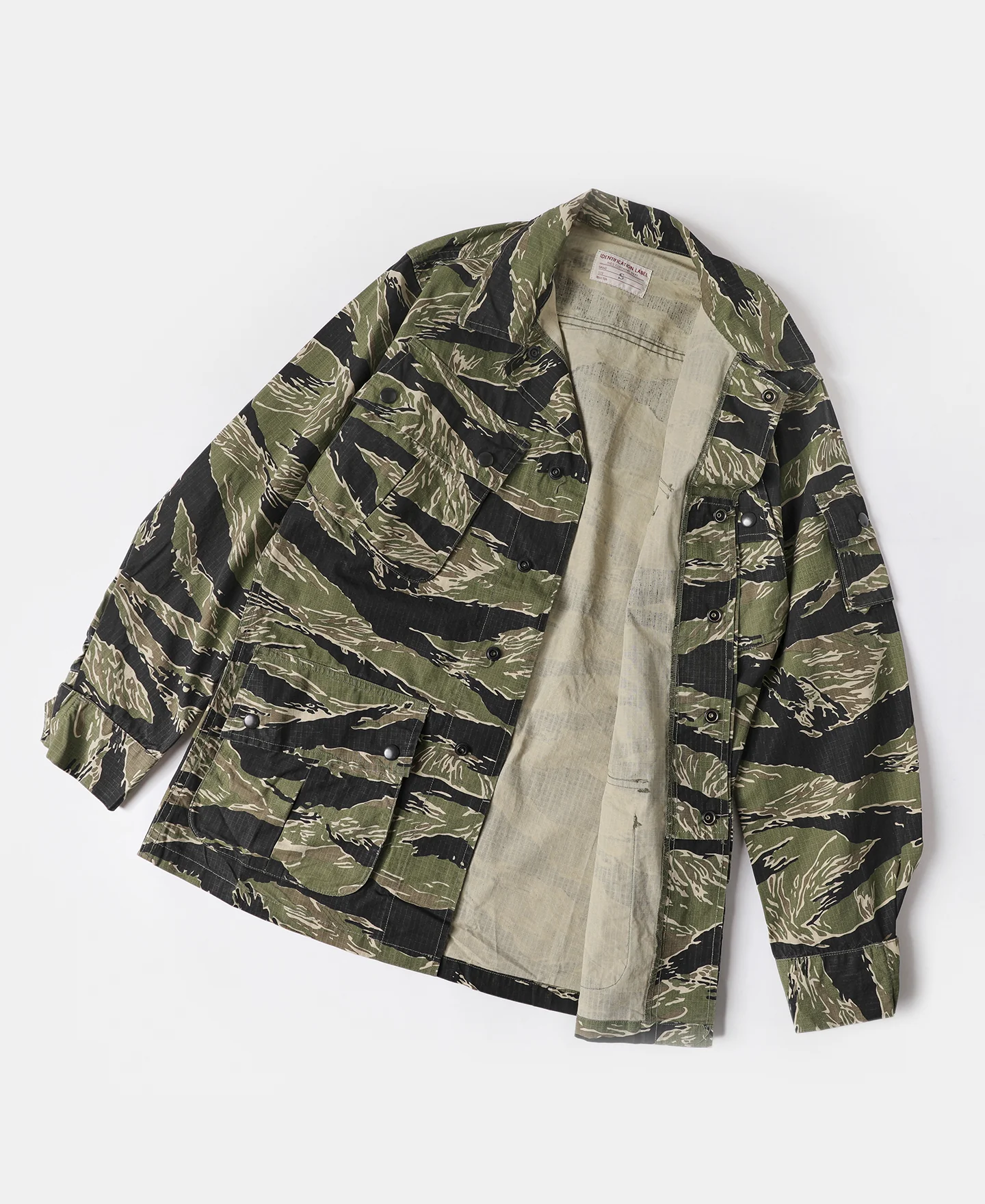 Tiger Stripe Camo Tropical Jungle Fatigue Jacket - Image 3