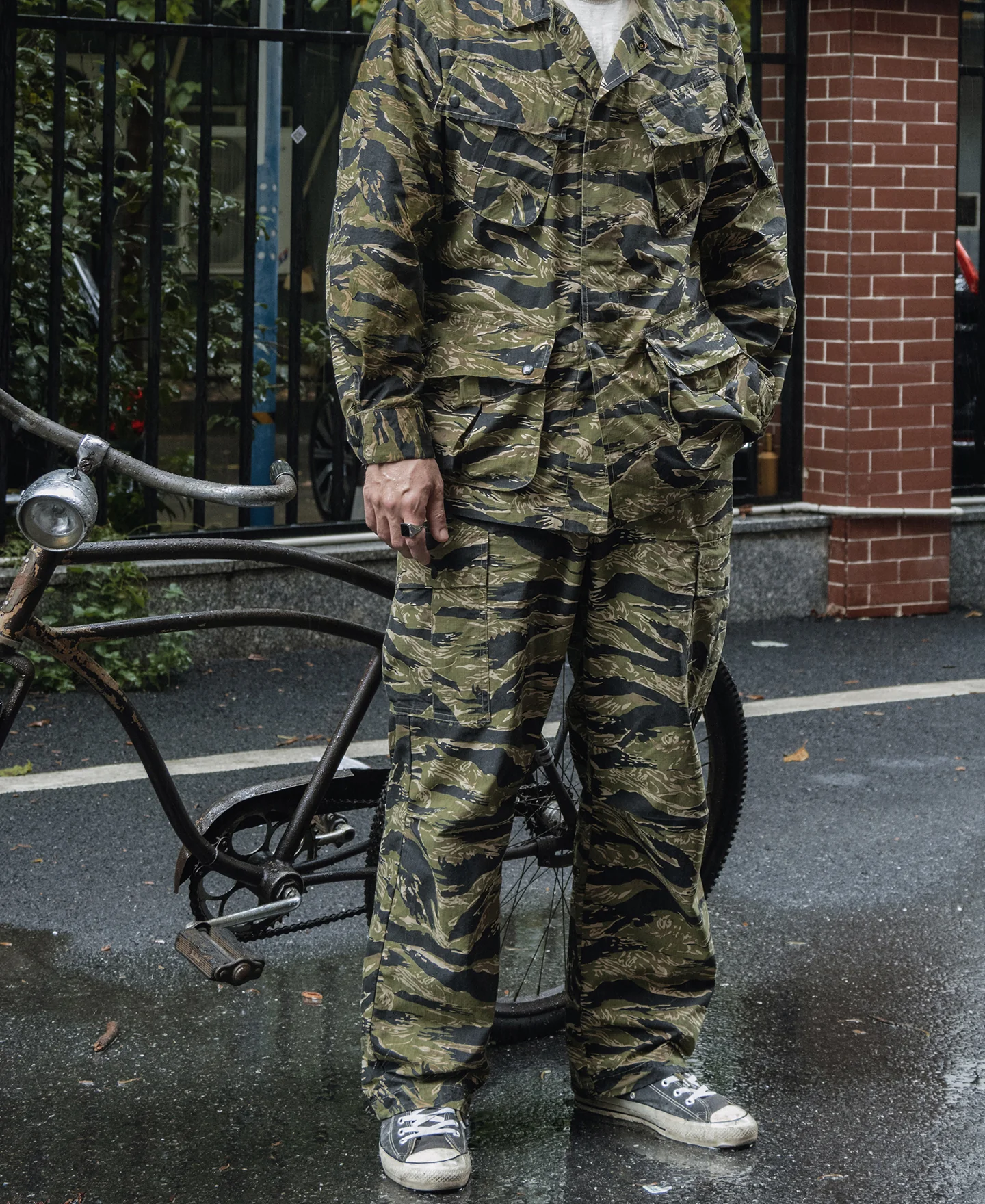 Tiger Stripe Camo Tropical Jungle Fatigue Pants - Image 8