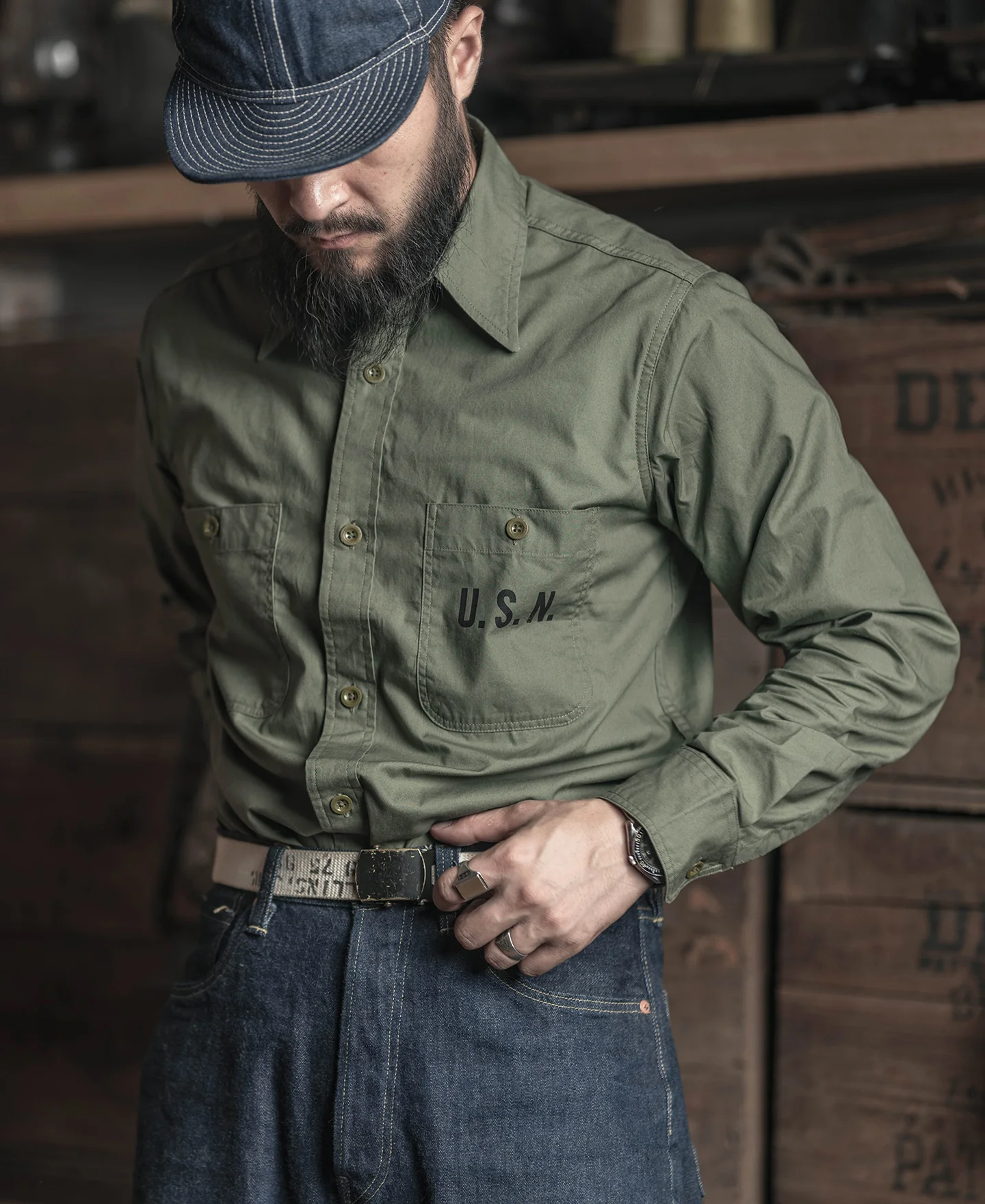 U.S.N. N-3 Utility Shirt - Image 7