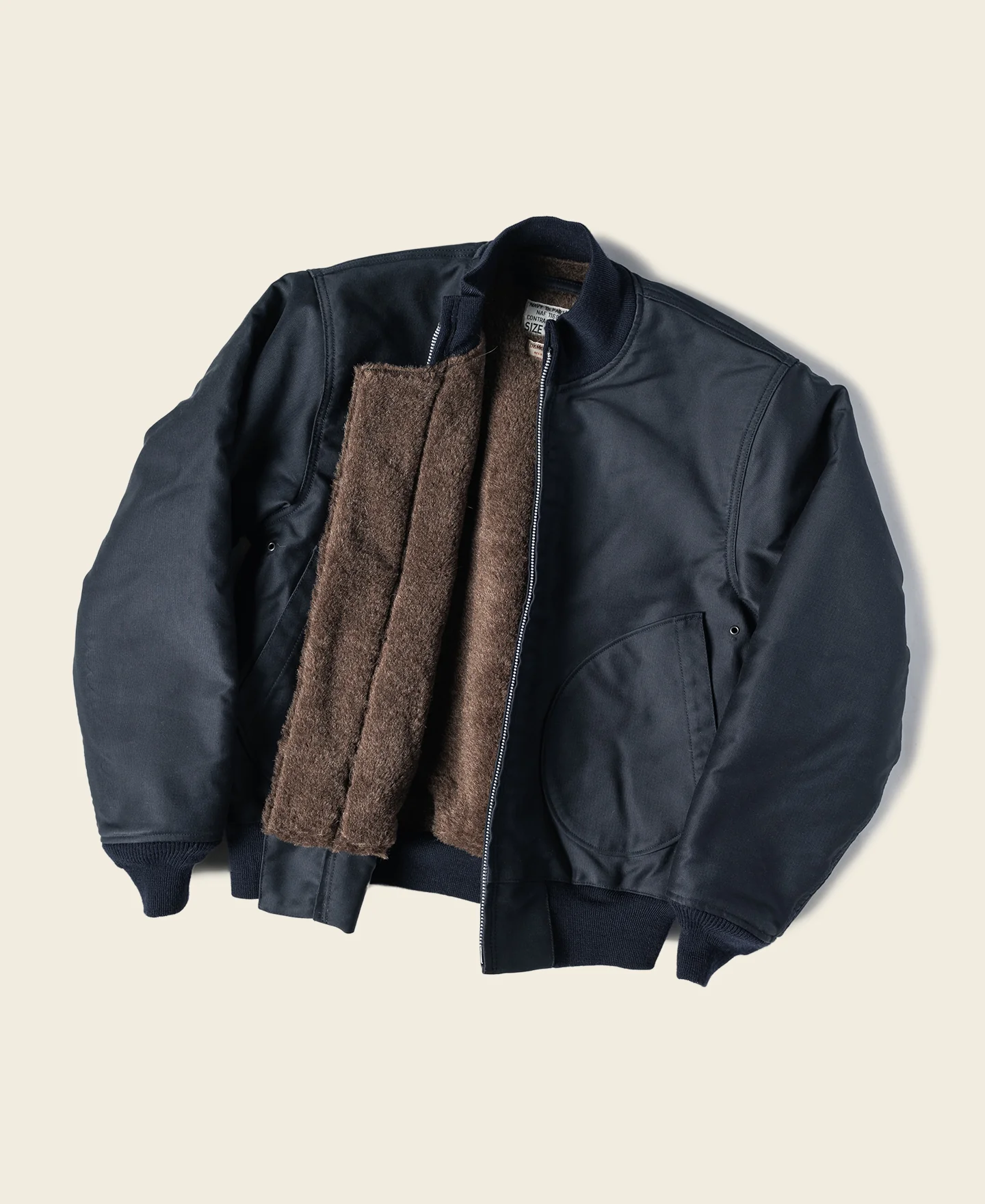 U.S. Navy NAF-1168 Deck Jacket - Navy - Image 3