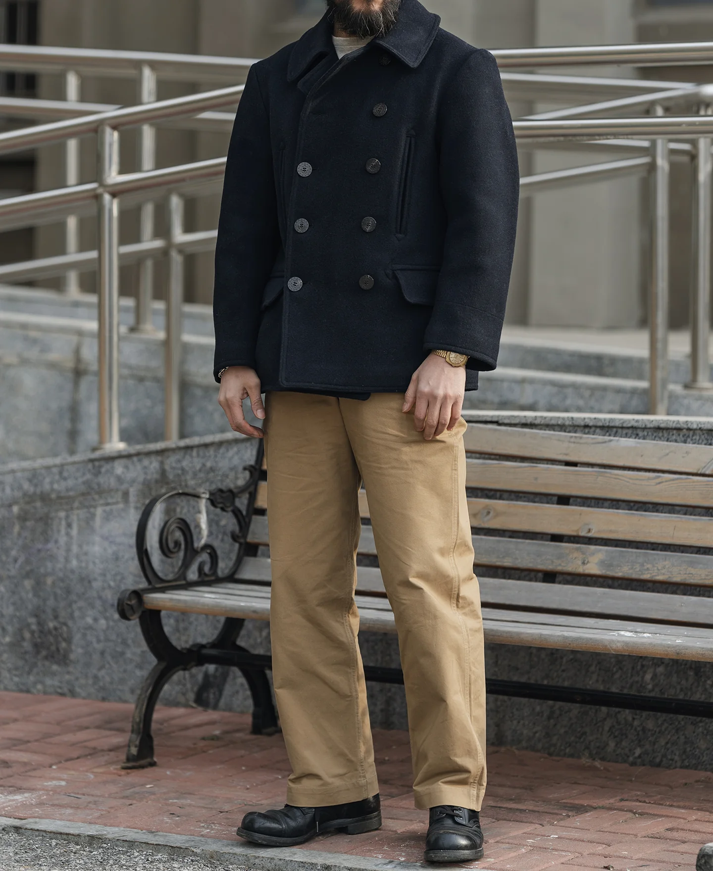 1913 U.S. NAVY PEACOAT - Image 6