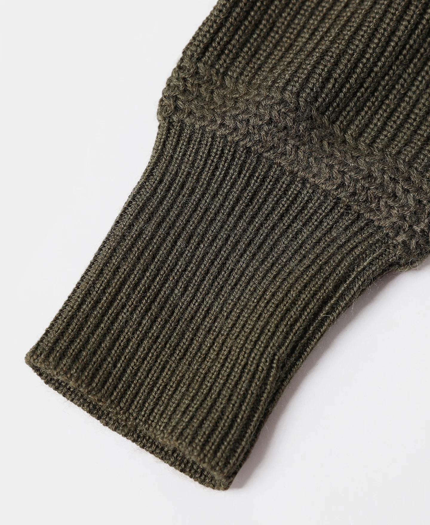 US Army High Neck Wool Sweater - Olive - Image 10