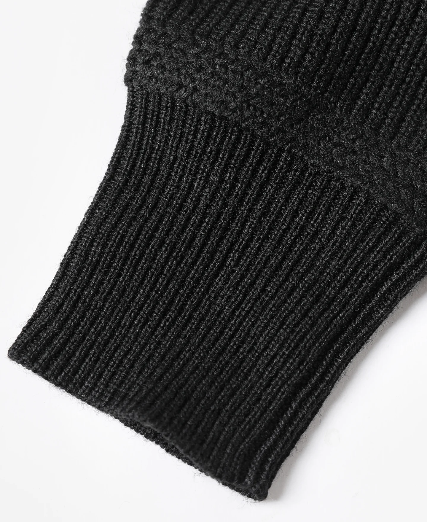 US Army High Neck Wool Sweater - Black - Image 11