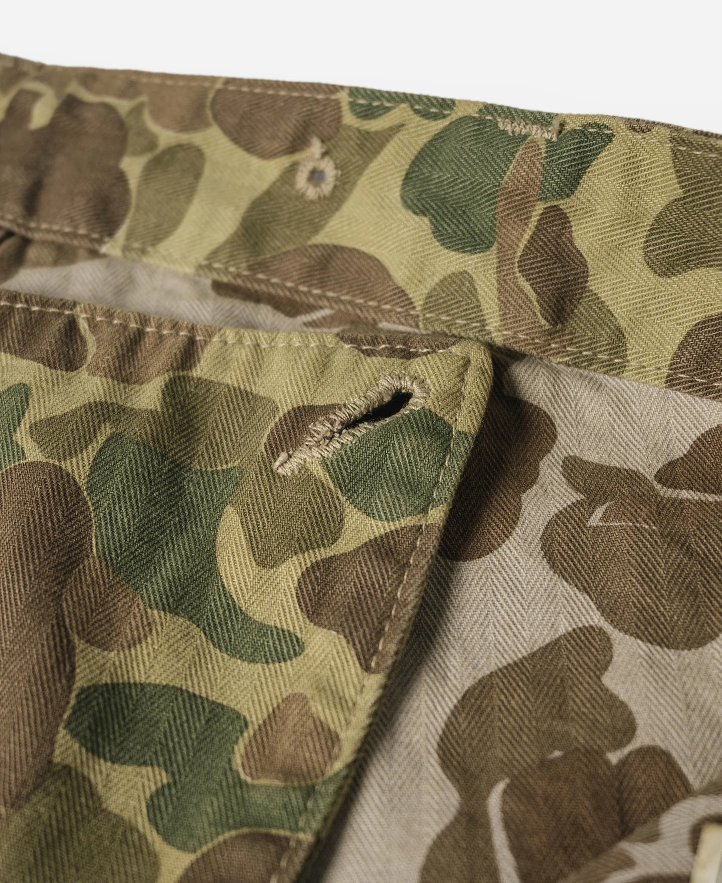 US Army M-1943 Herringbone Cotton Camouflage Pants (Modified) - Image 13