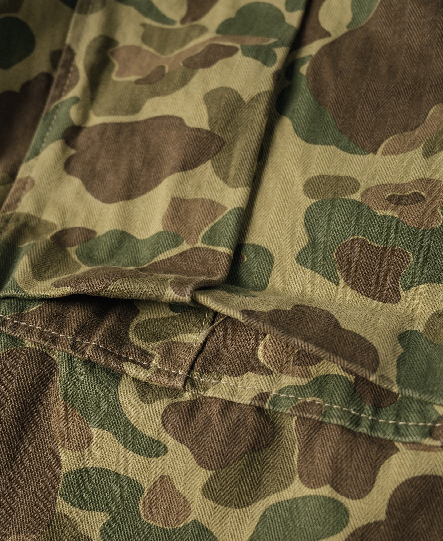 US Army M-1943 Herringbone Cotton Camouflage Pants (Modified) - Image 15
