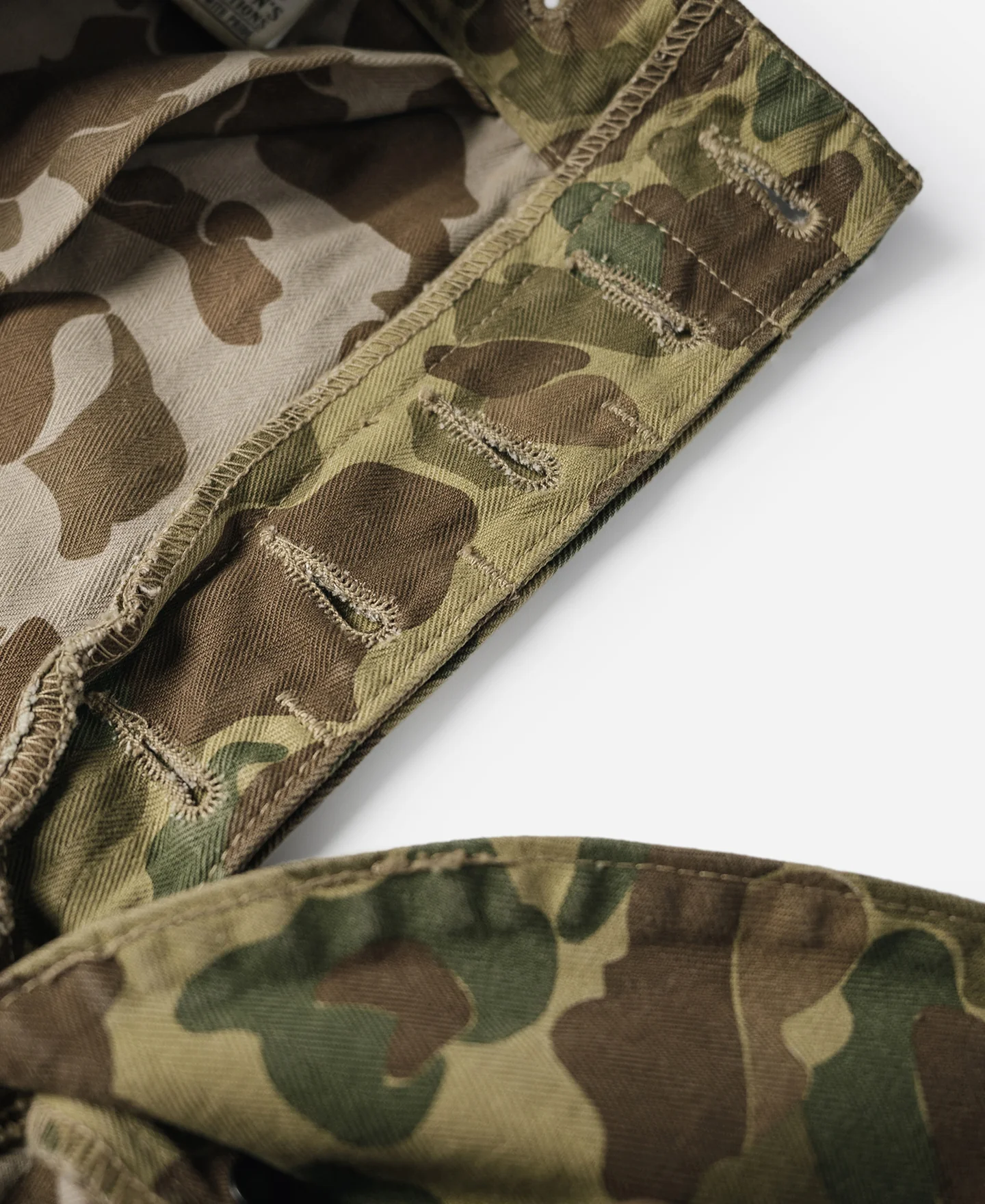 US Army M-1943 Herringbone Cotton Camouflage Pants (Modified) - Image 19