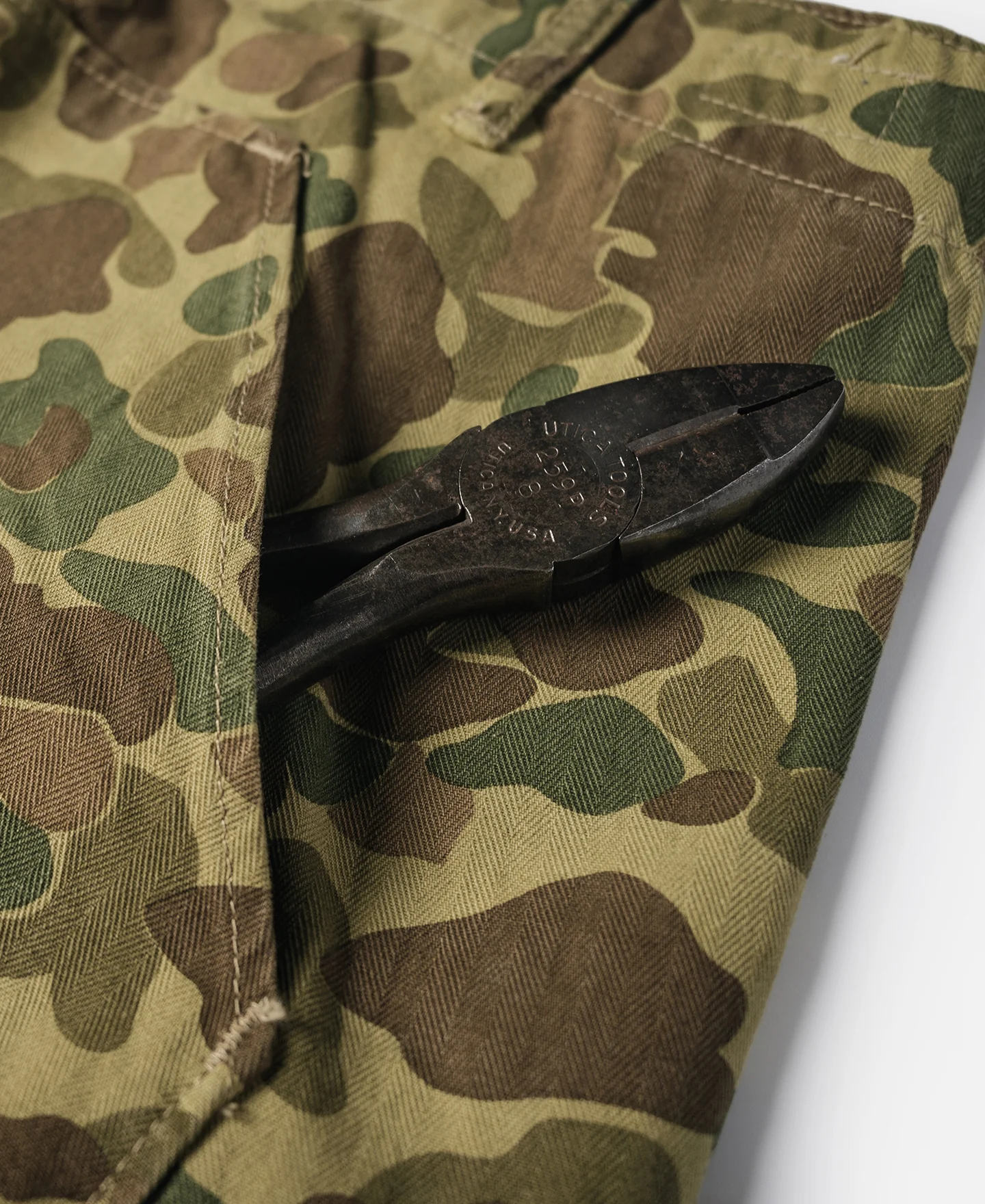 US Army M-1943 Herringbone Cotton Camouflage Pants (Modified) - Image 21