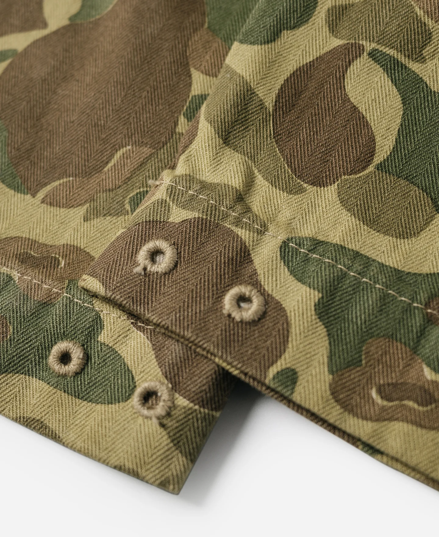 US Army M-1943 Herringbone Cotton Camouflage Pants (Modified) - Image 23
