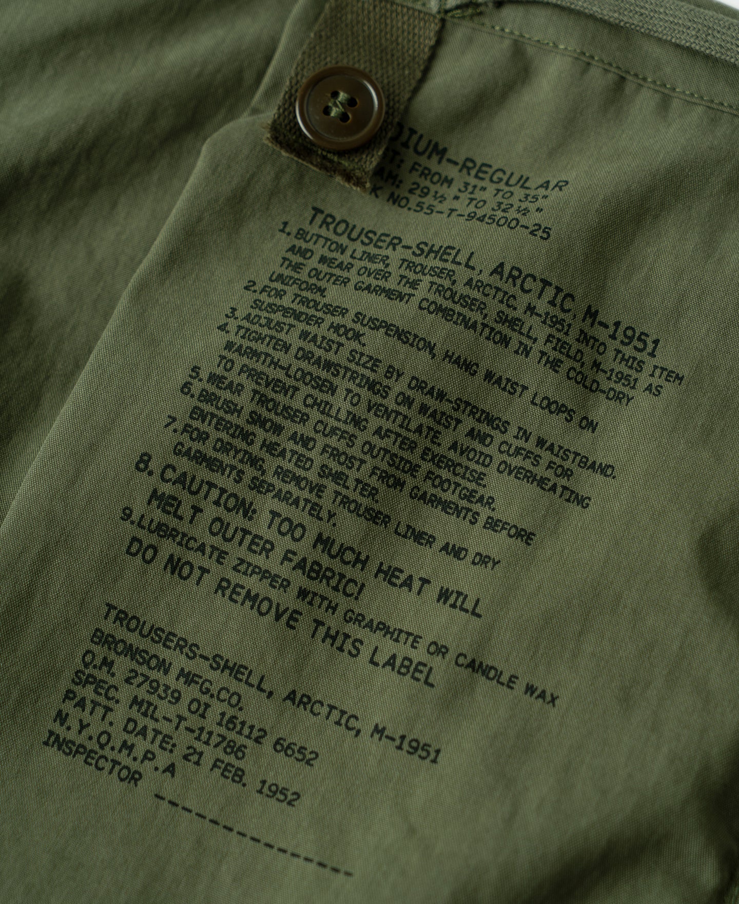 US Army M-1951 Arctic Trousers - Shell - Image 28